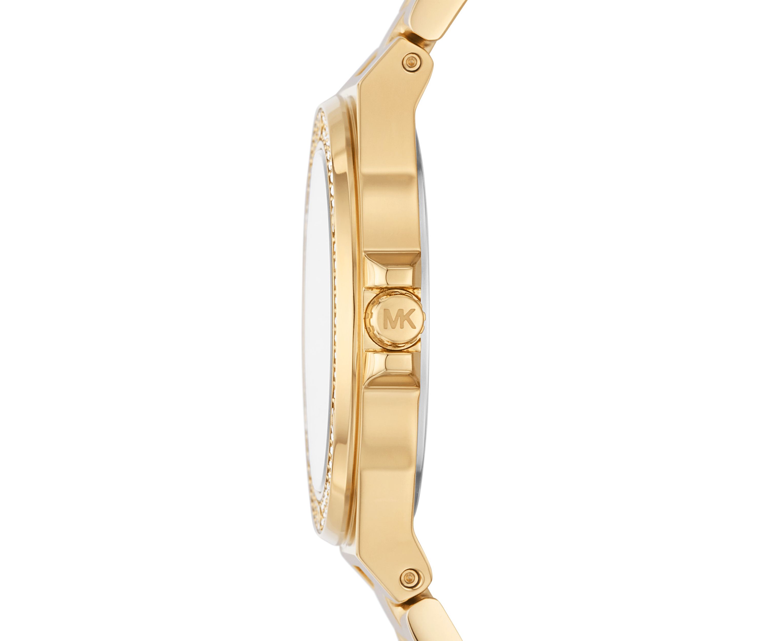 Gold Tone Stainless Steel Mini Lennox Three Hand Watch