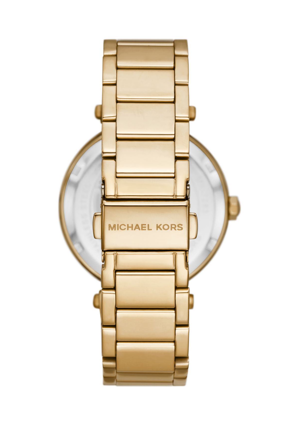 Gold Tone Stainless Steel Parker Three Hand Watch