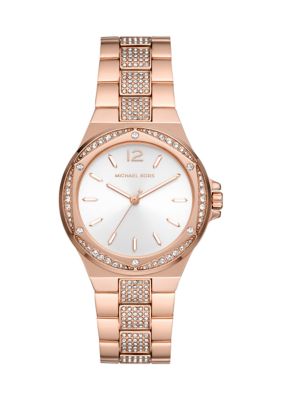 Michael Kors Women's Rose Gold Crystal Embellished Watch
