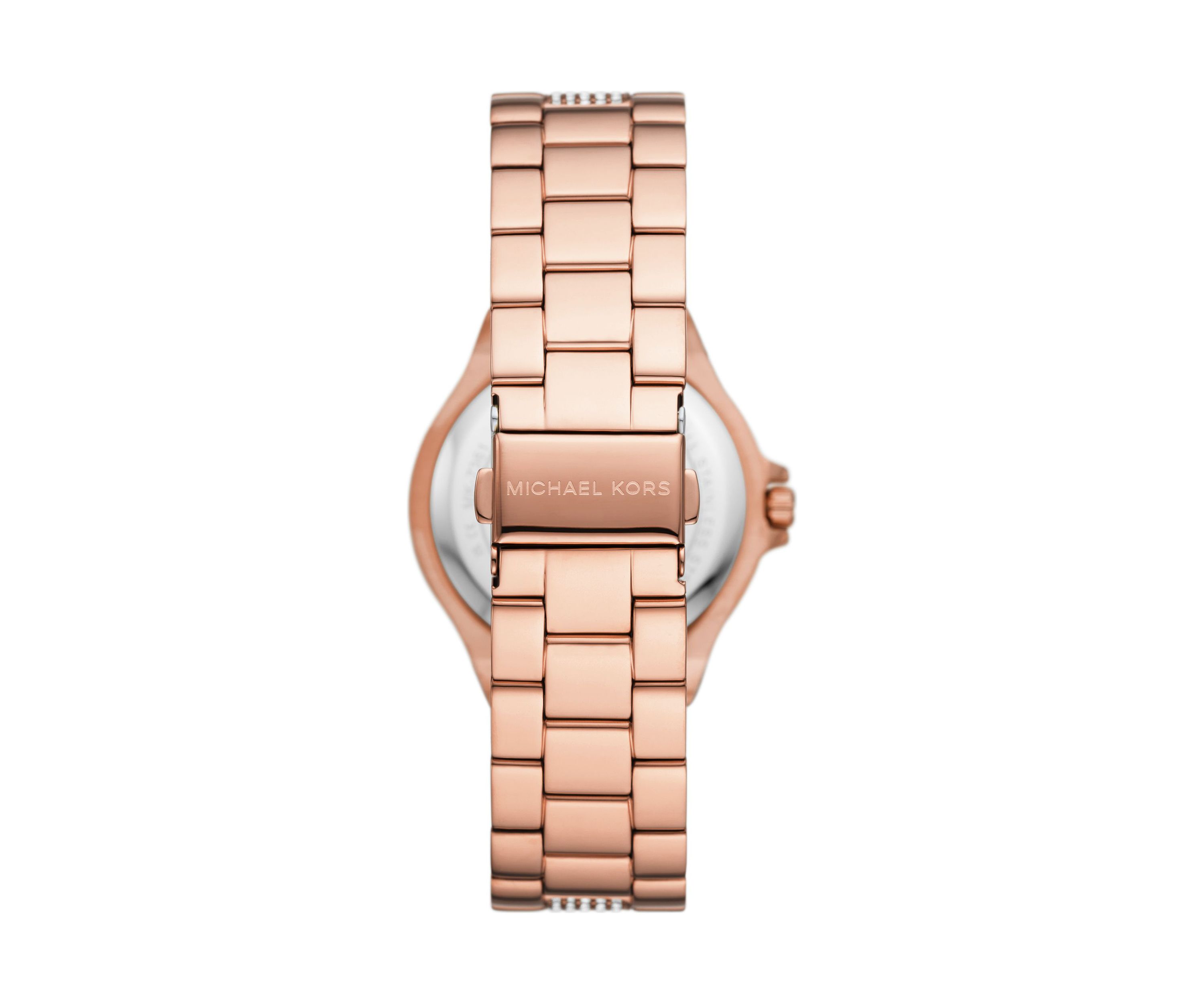 Womens Rose Gold Crystal Embellished Watch