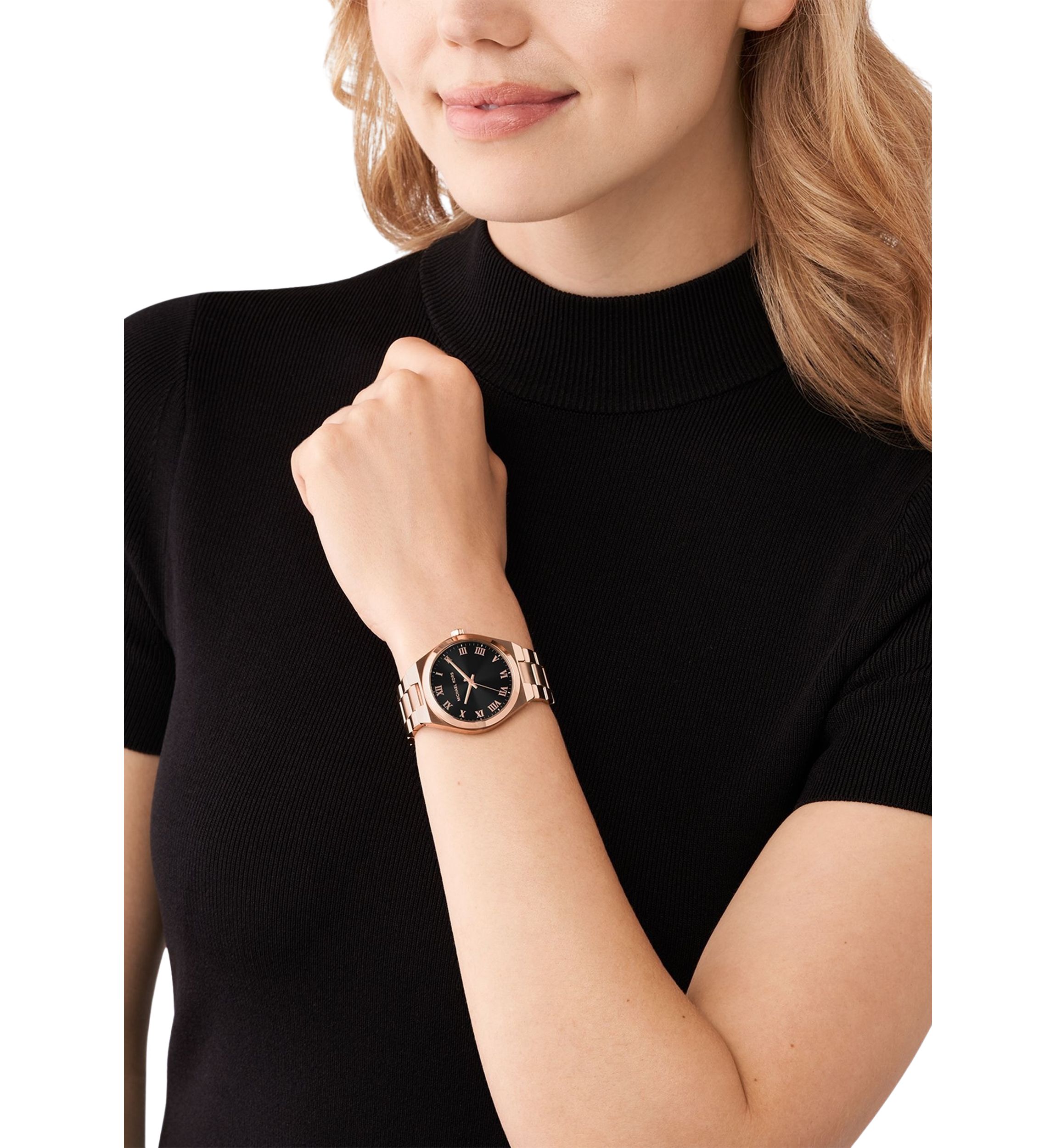Rose Gold-Tone Lennox Bracelet Watch 