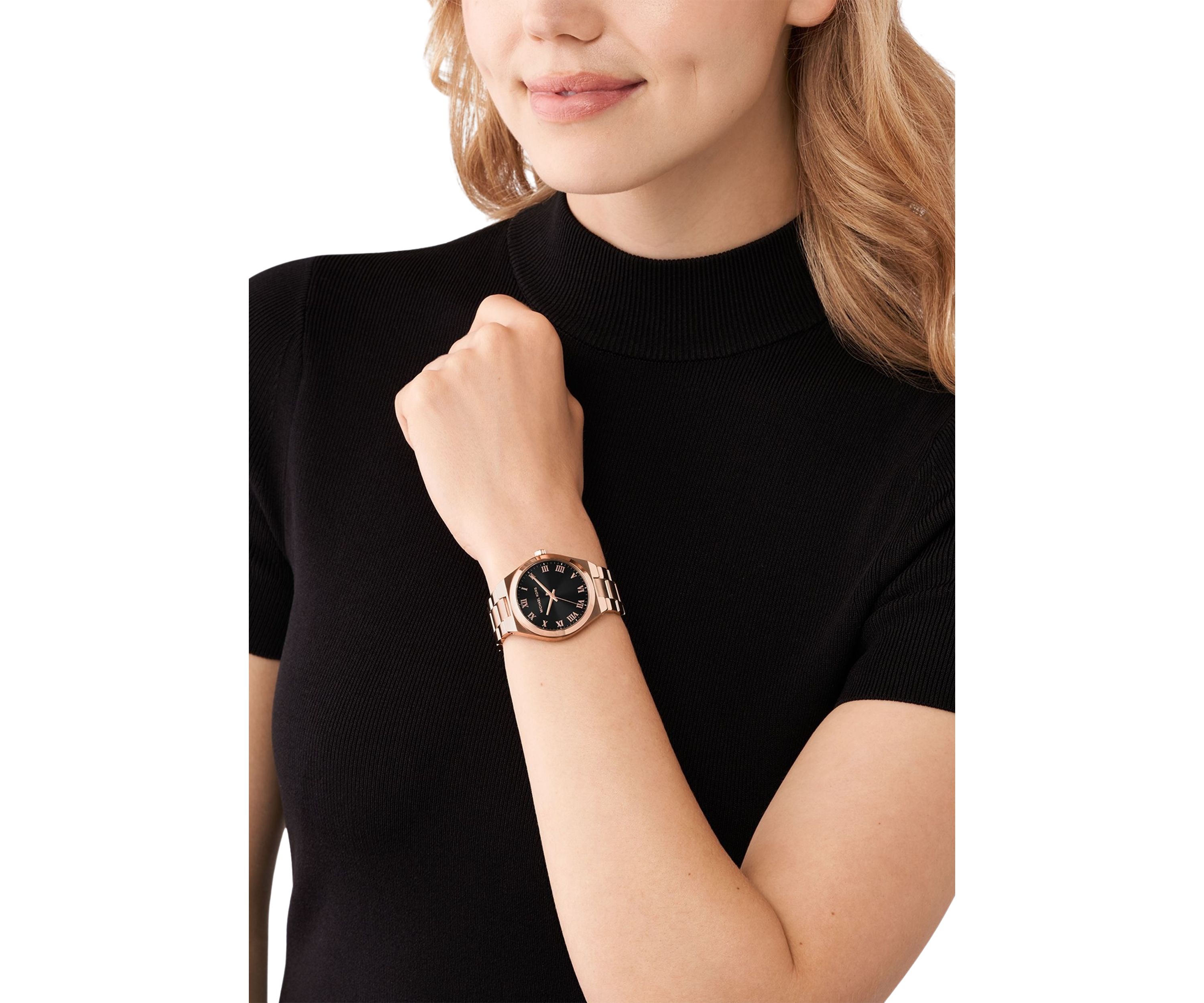 Rose Gold-Tone Lennox Bracelet Watch 