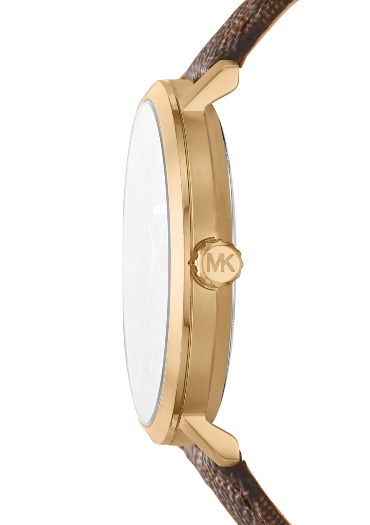  Blake Three Hand Brown PVC Leather Watch