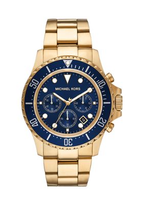 Michael Kors Men's Gold Tone Everest Chronograph Stainless Steel Watch -  5800273MK8978