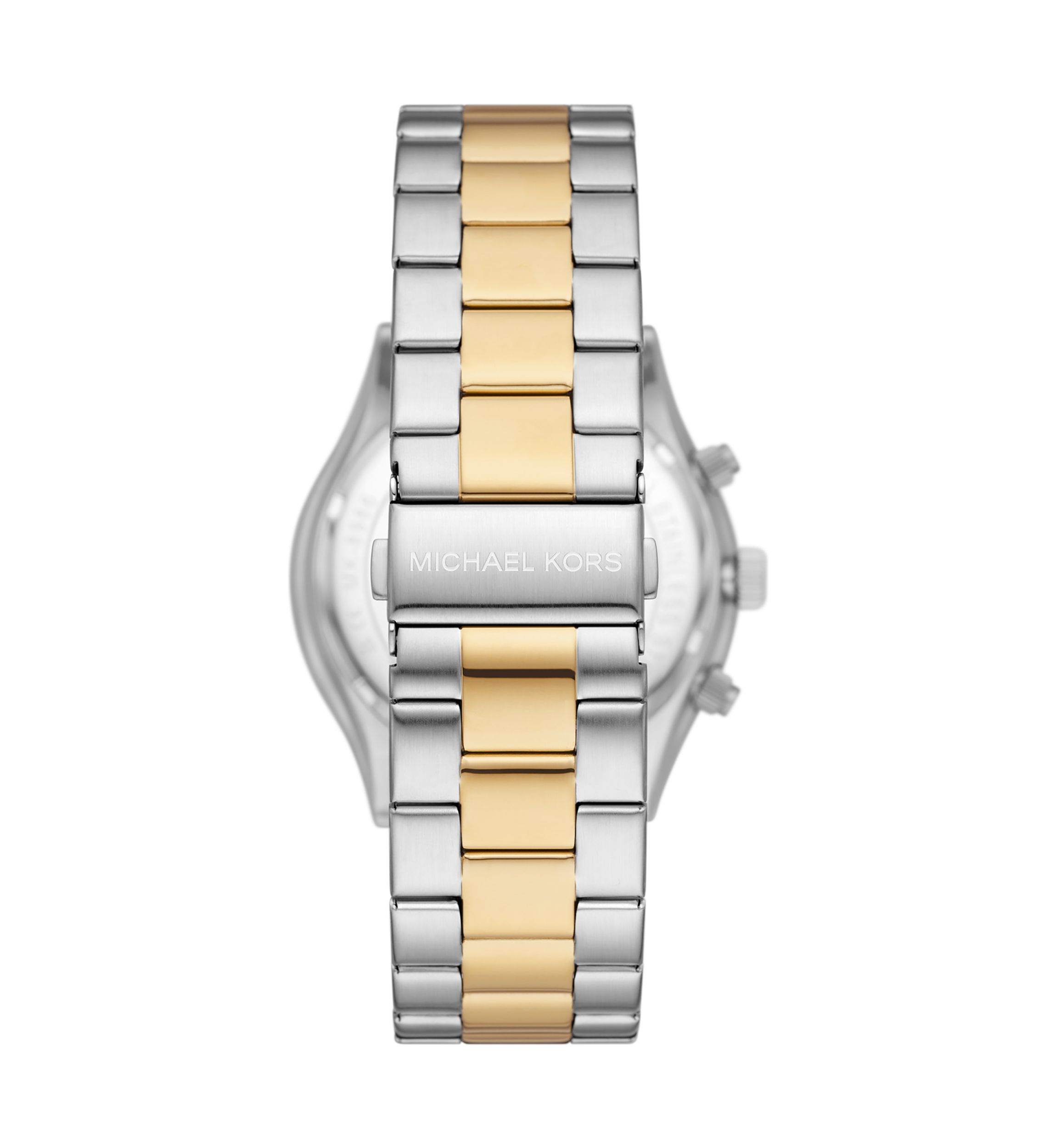 Two Tone Stainless Steel Slim Runway Chronograph Watch
