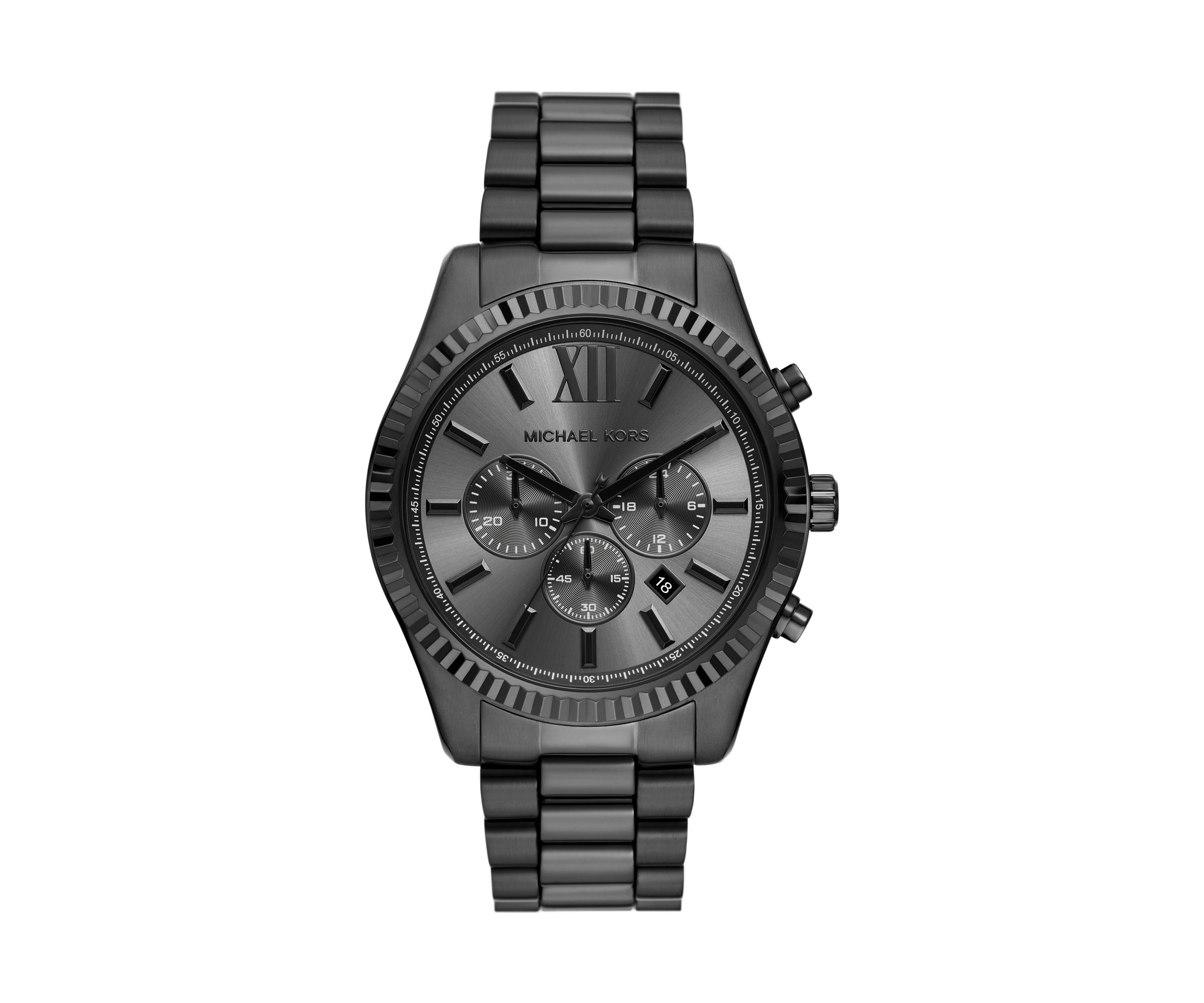 Black Metal Lexington Watch
