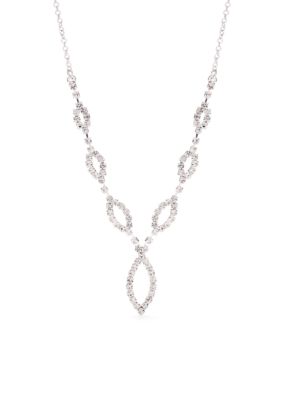 Belk Crystal Pendant Necklace