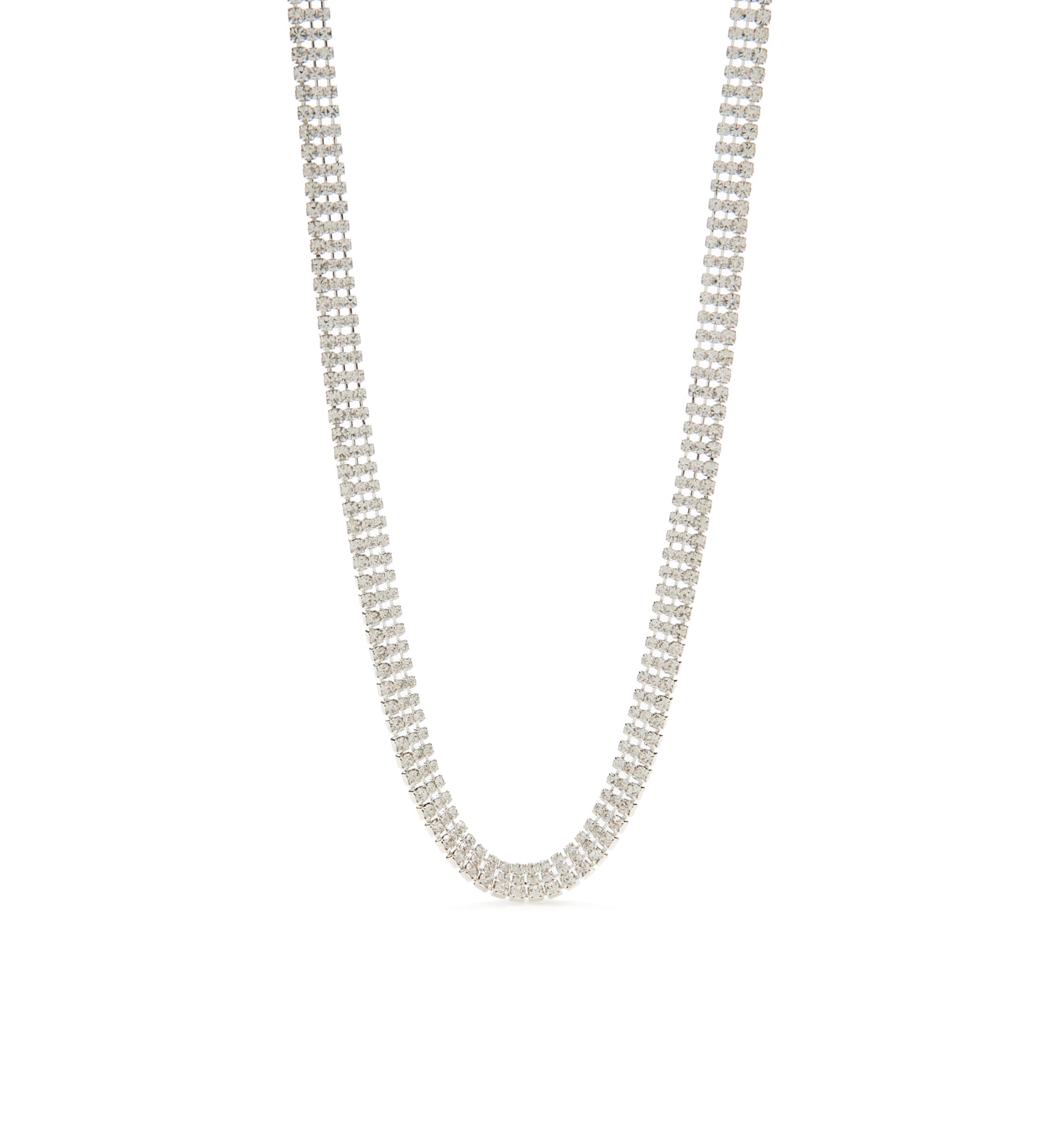 Silver Long Necklace