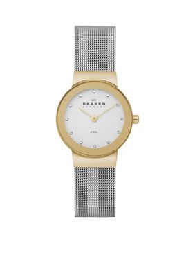 Skagen Women's Two Tone Mesh Watch | belk