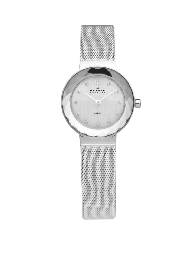 Silver-Tone Stainless Steel Watch