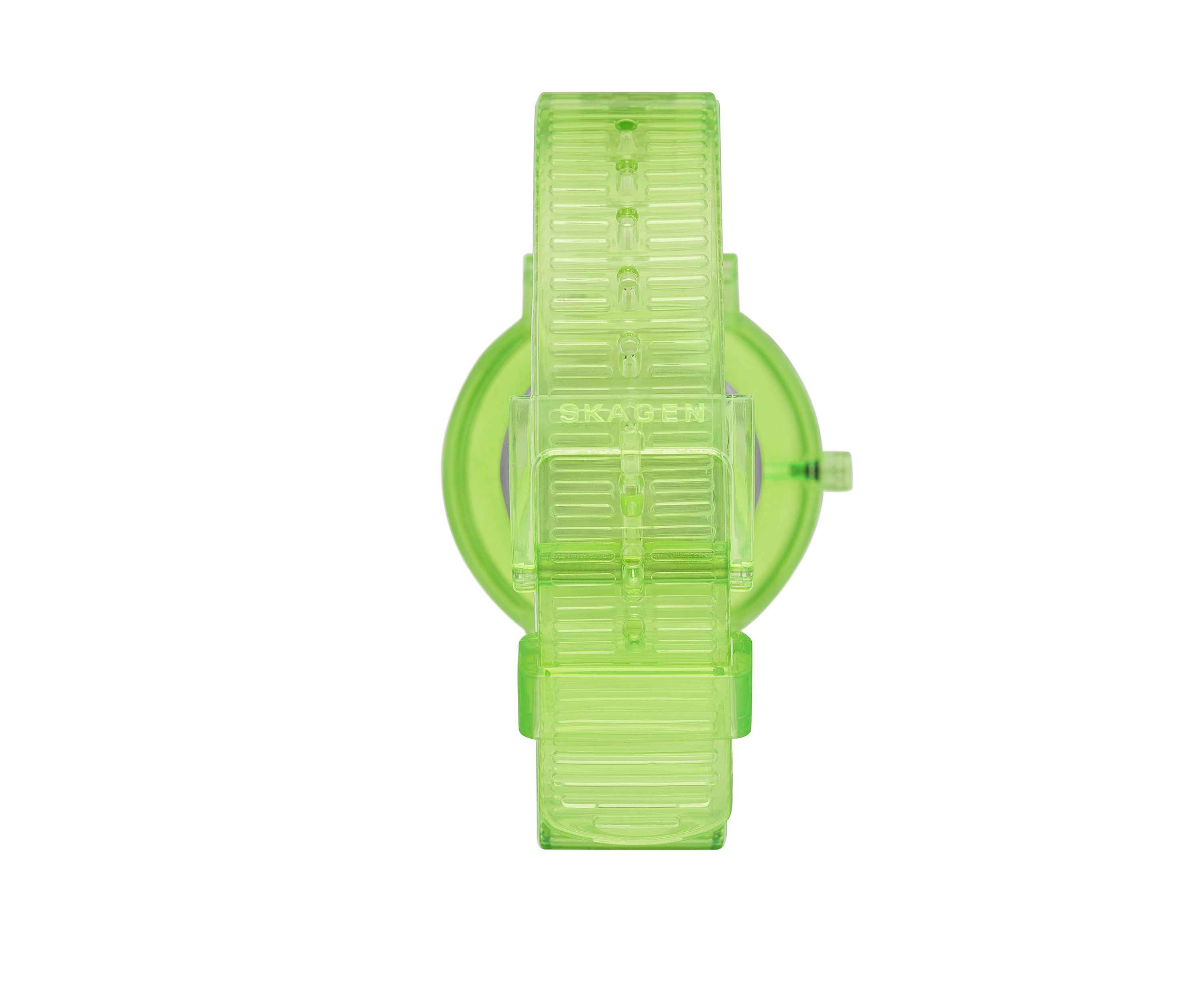 Aaren Green Silicone Watch 