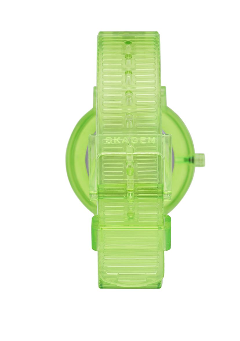 Aaren Green Silicone Watch 
