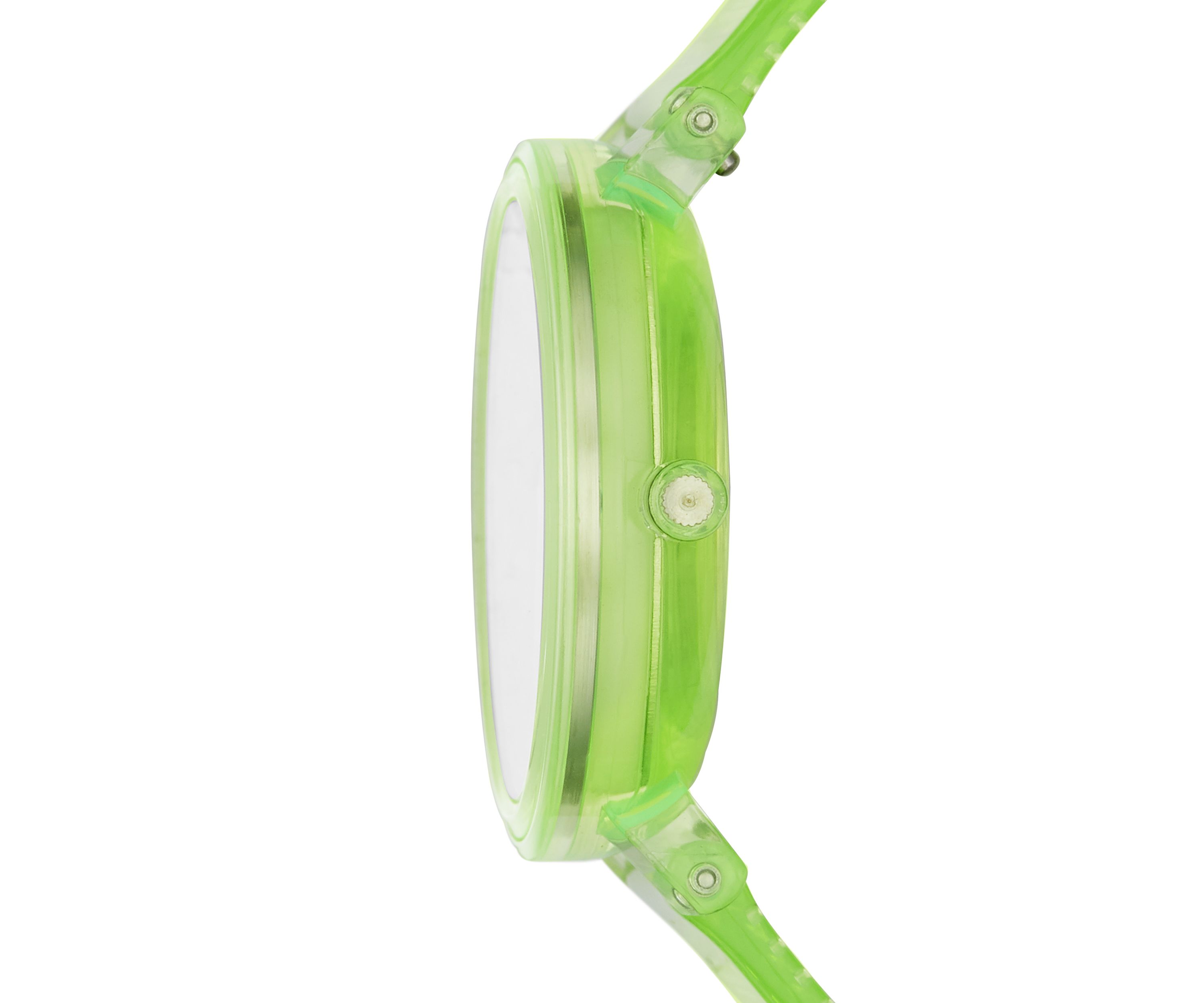 Aaren Green Silicone Watch 