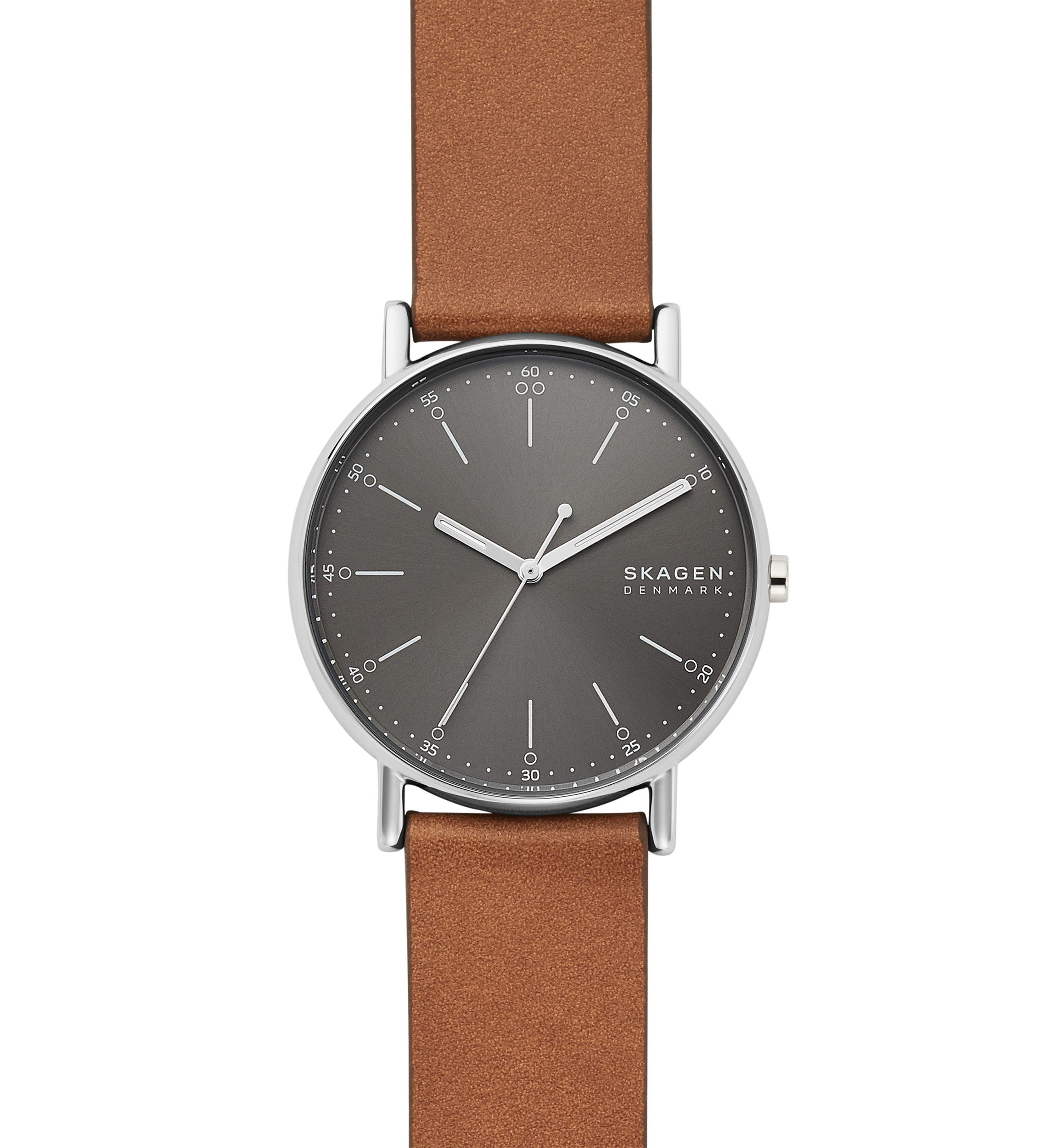 Mens Signatur Brown Leather Watch