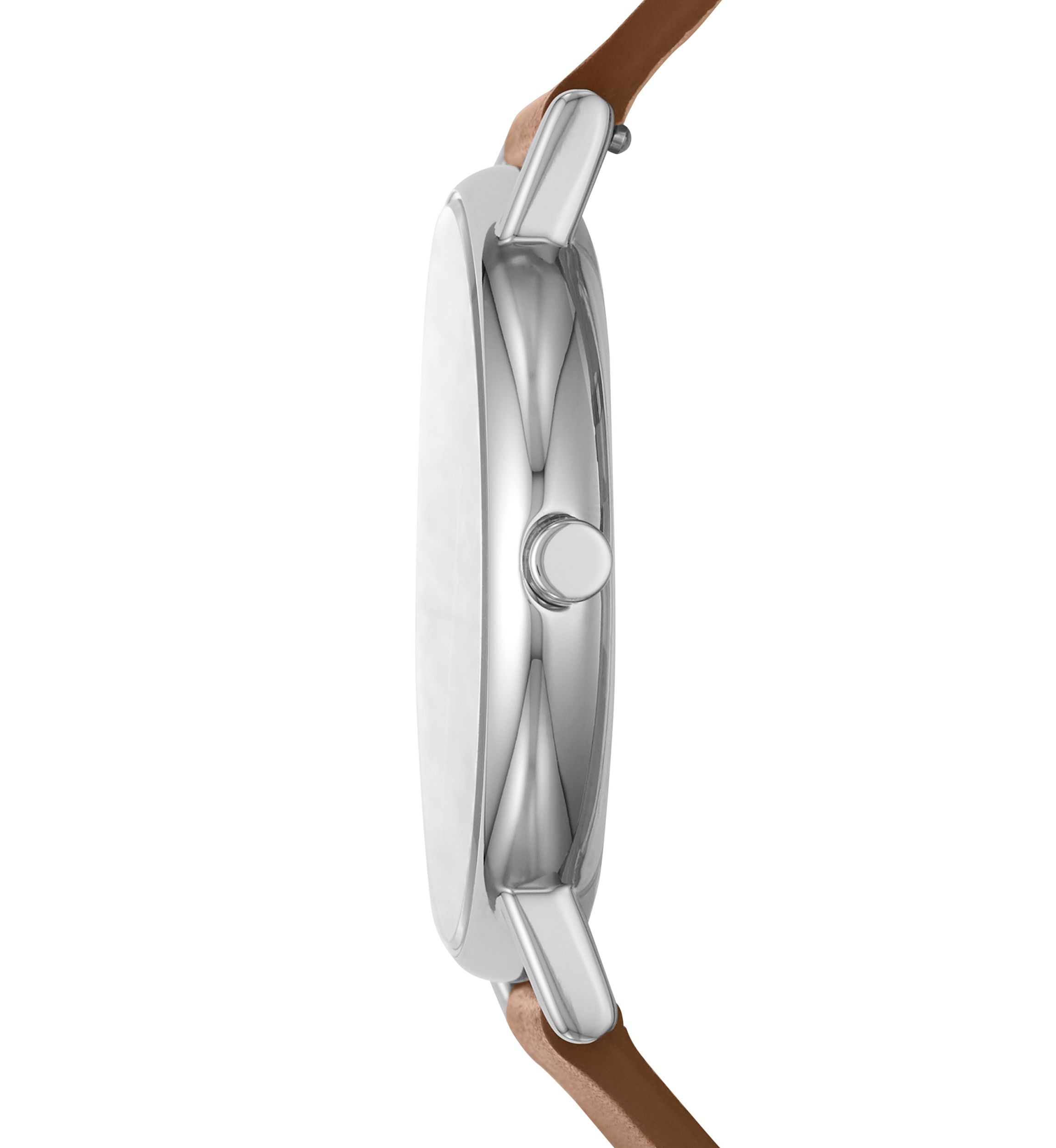 Mens Signatur Brown Leather Watch