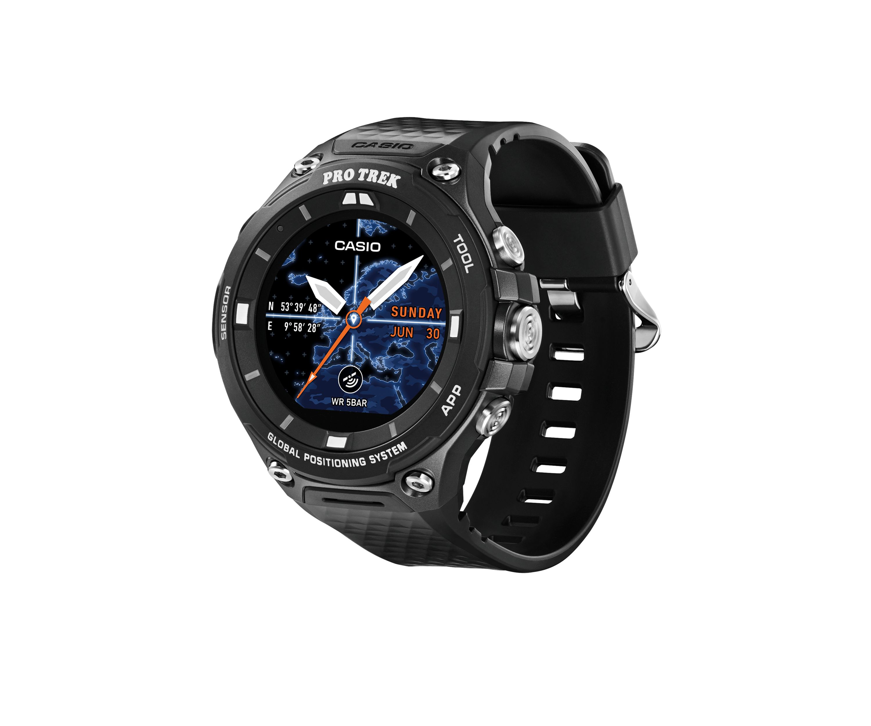 Mens Black Smartwatch