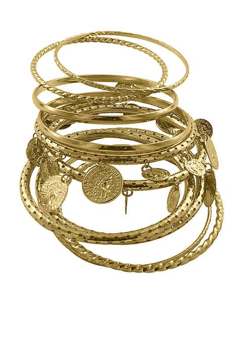 Erica Lyons Gold Tone Bracelet Set