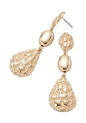 Erica Lyons Linear Earrings Belk