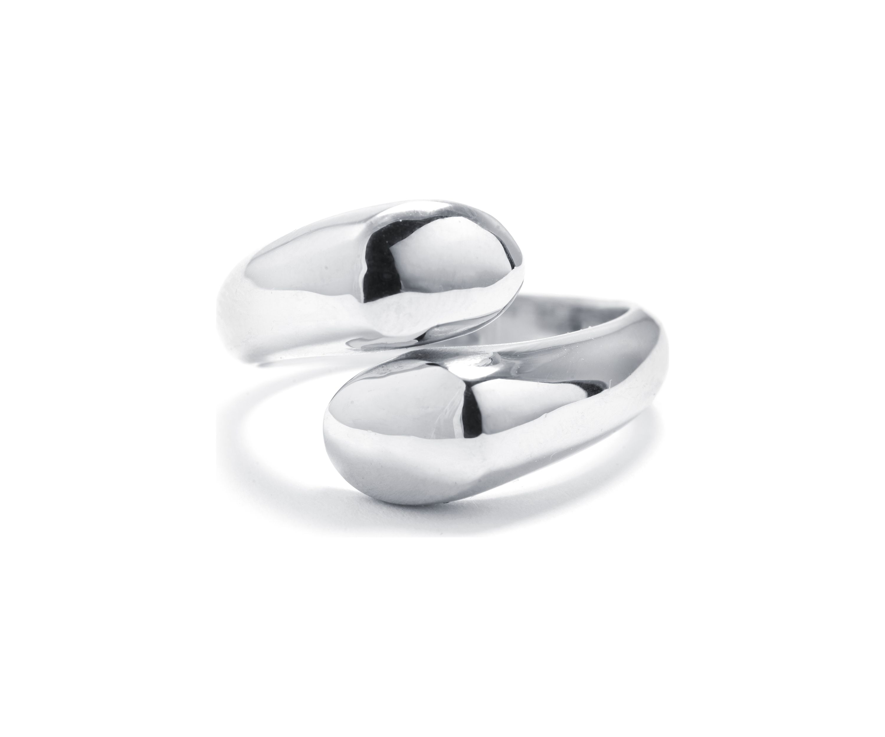 Sterling Silver Bubble Top Open Adjustable Ring