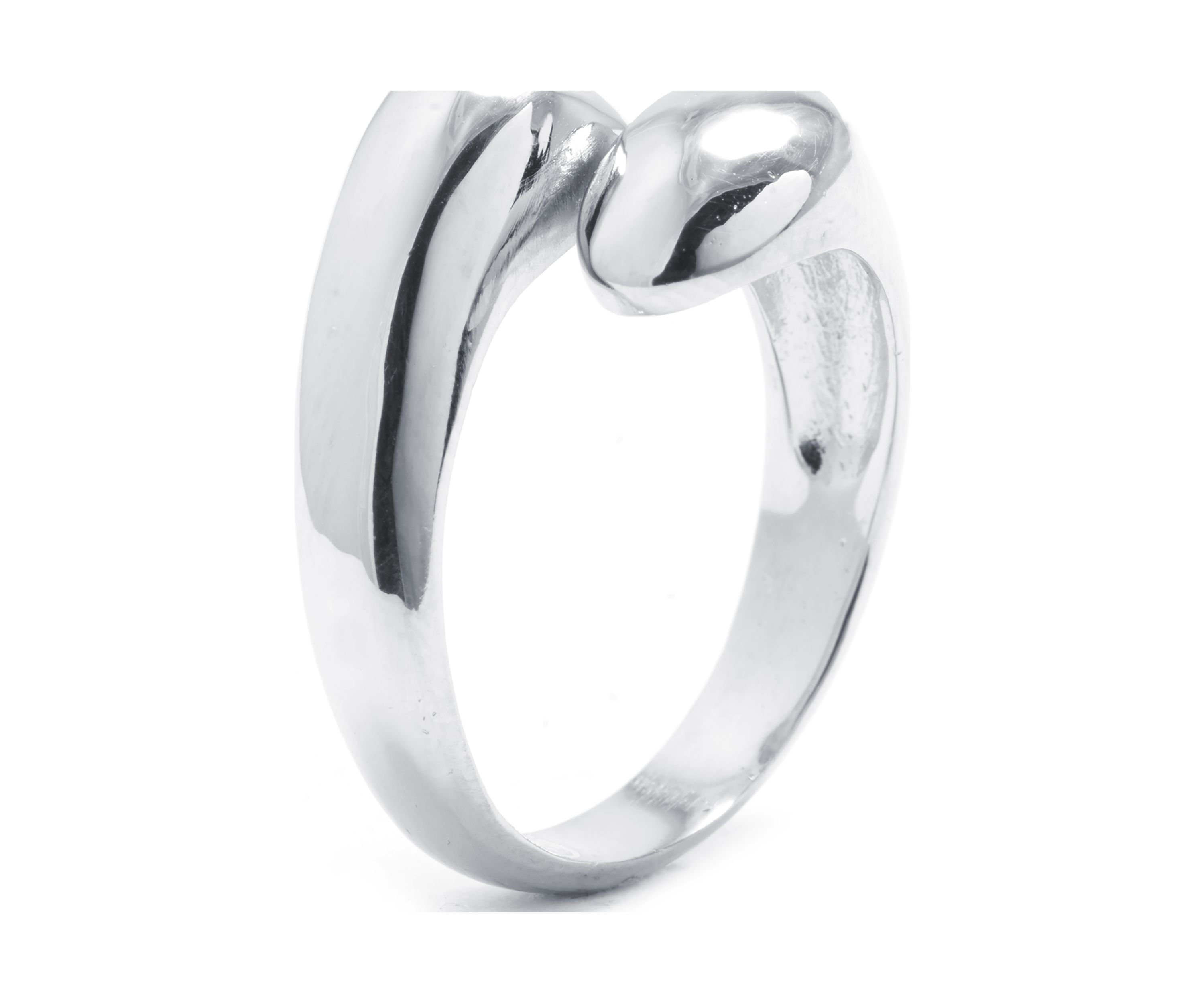 Sterling Silver Bubble Top Open Adjustable Ring