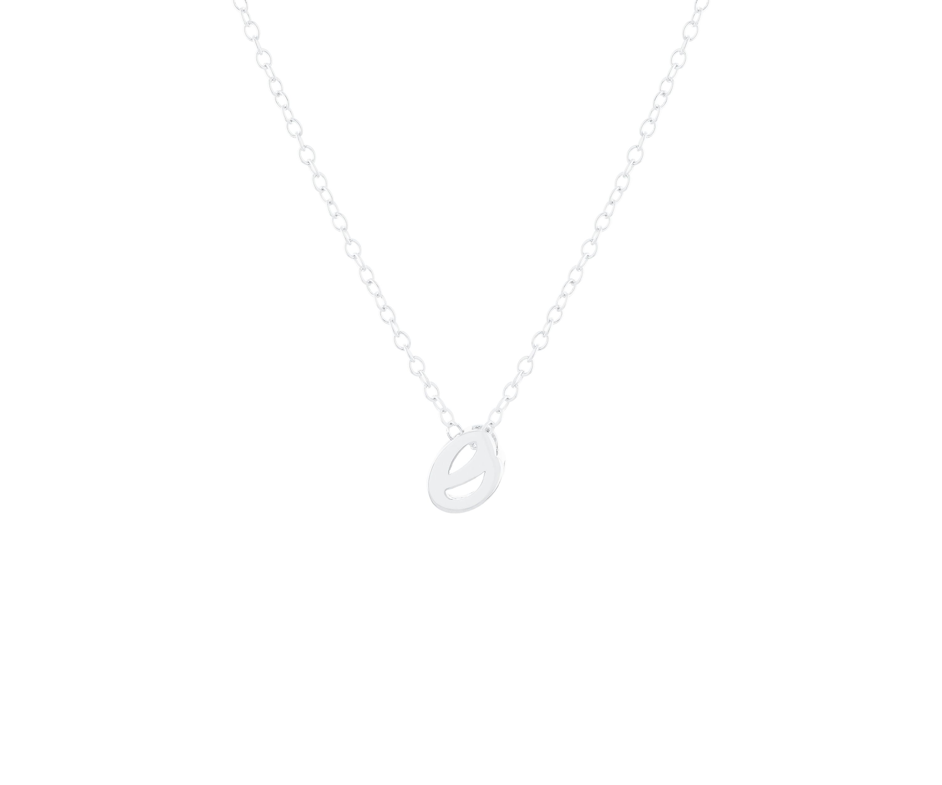 Sterling Silver Initial J Necklace