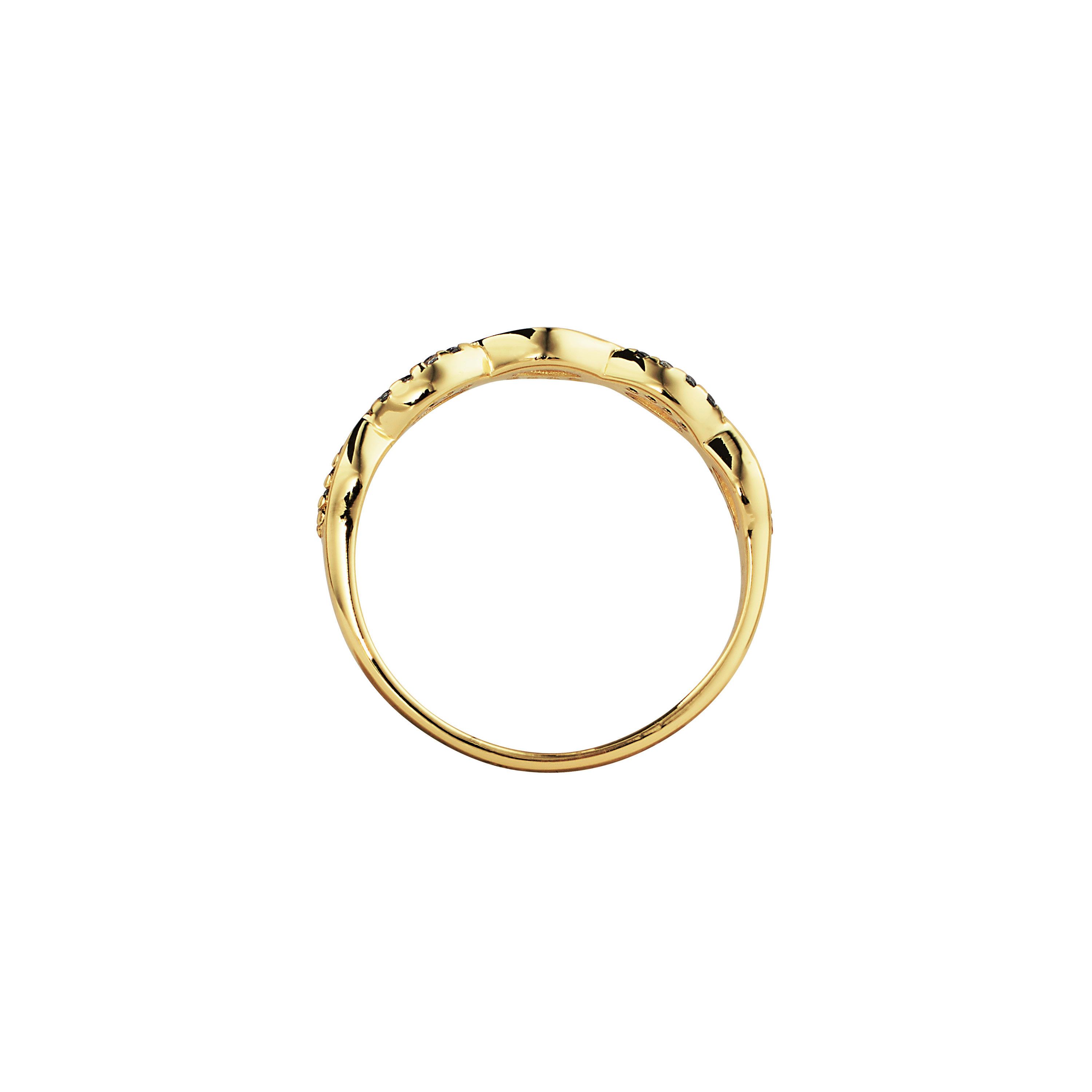 Sterling Silver Cubic Zirconia Infinity Band
