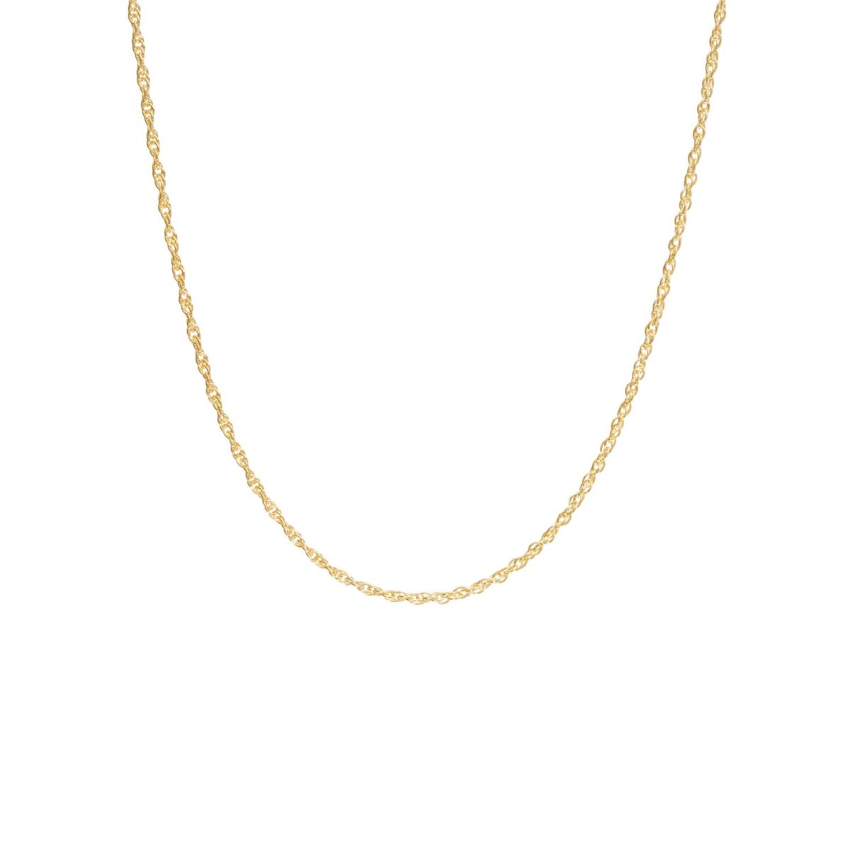 Sterling Silver 18-in. 025 Thin Rope Chain Necklace