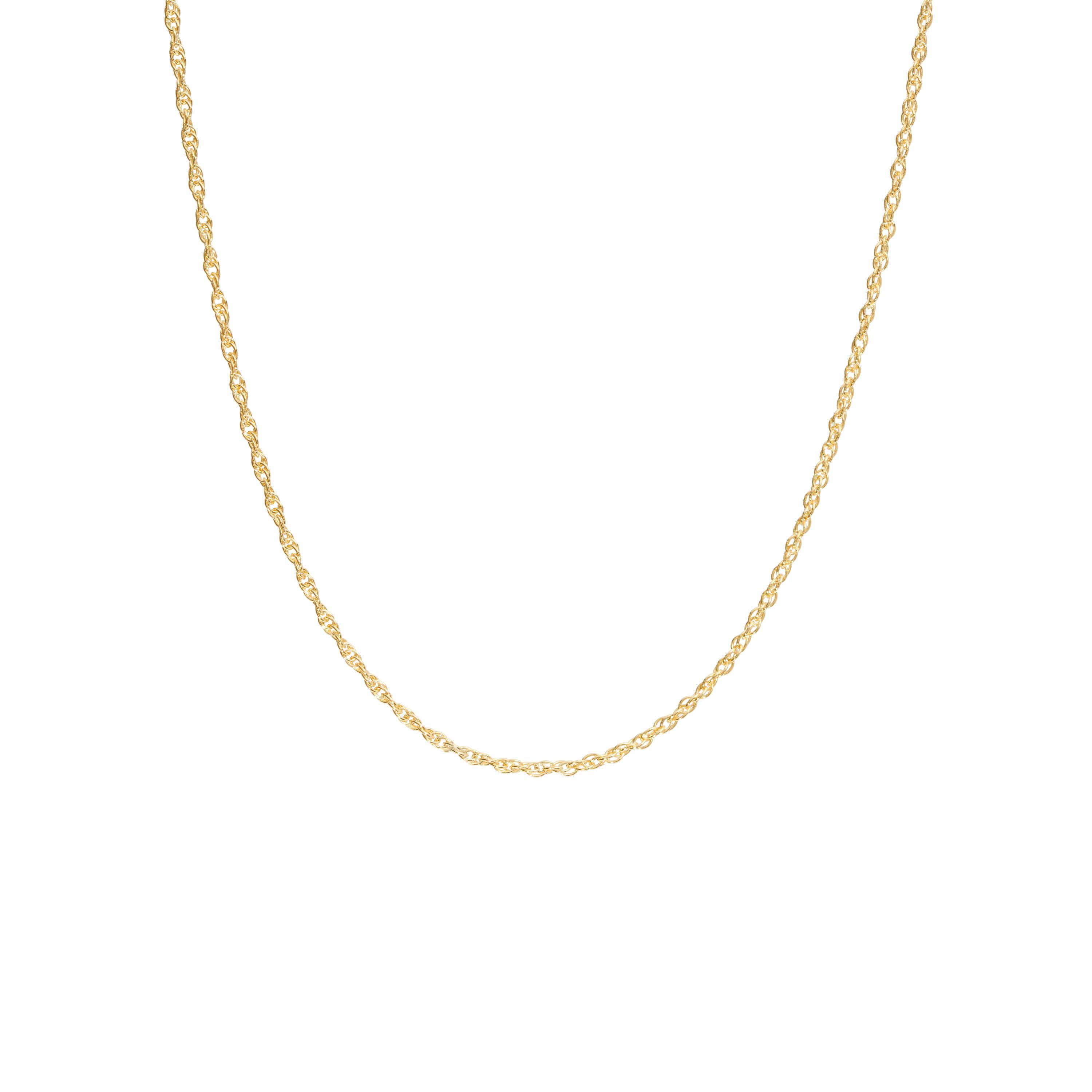 Sterling Silver 18-in. 025 Thin Rope Chain Necklace