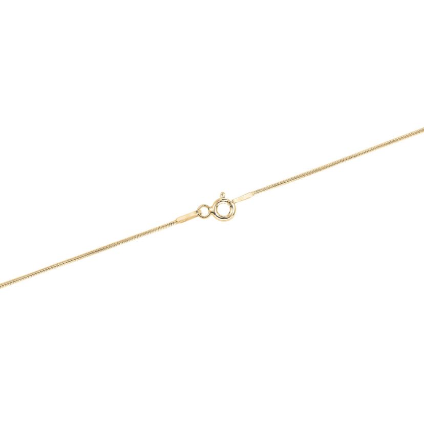Gold Over Sterling Silver Snake Chain Necklace