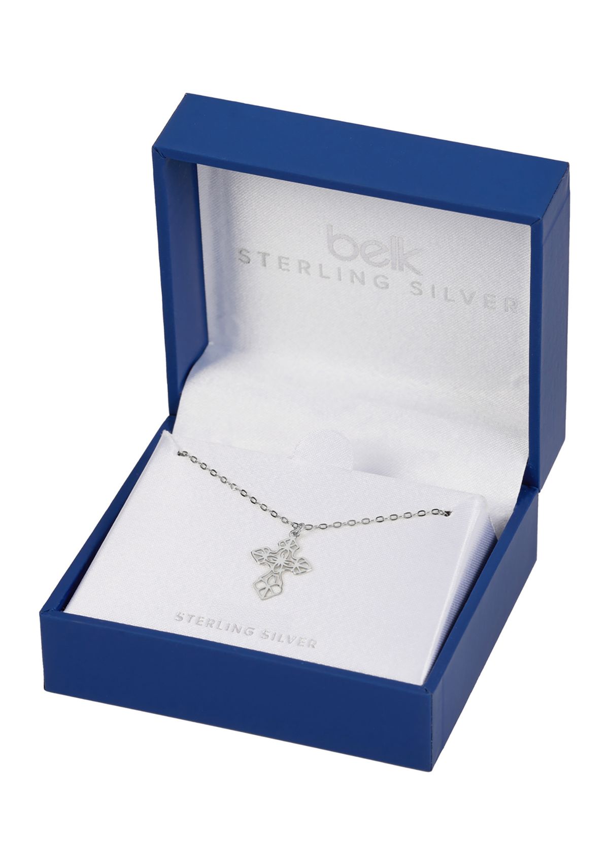 Sterling Silver Cross Pendant Necklace