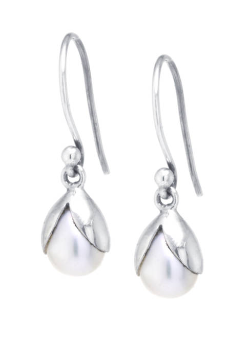 Infinity Silver Sterling Silver Bali Inspired Freshwater Pearl
