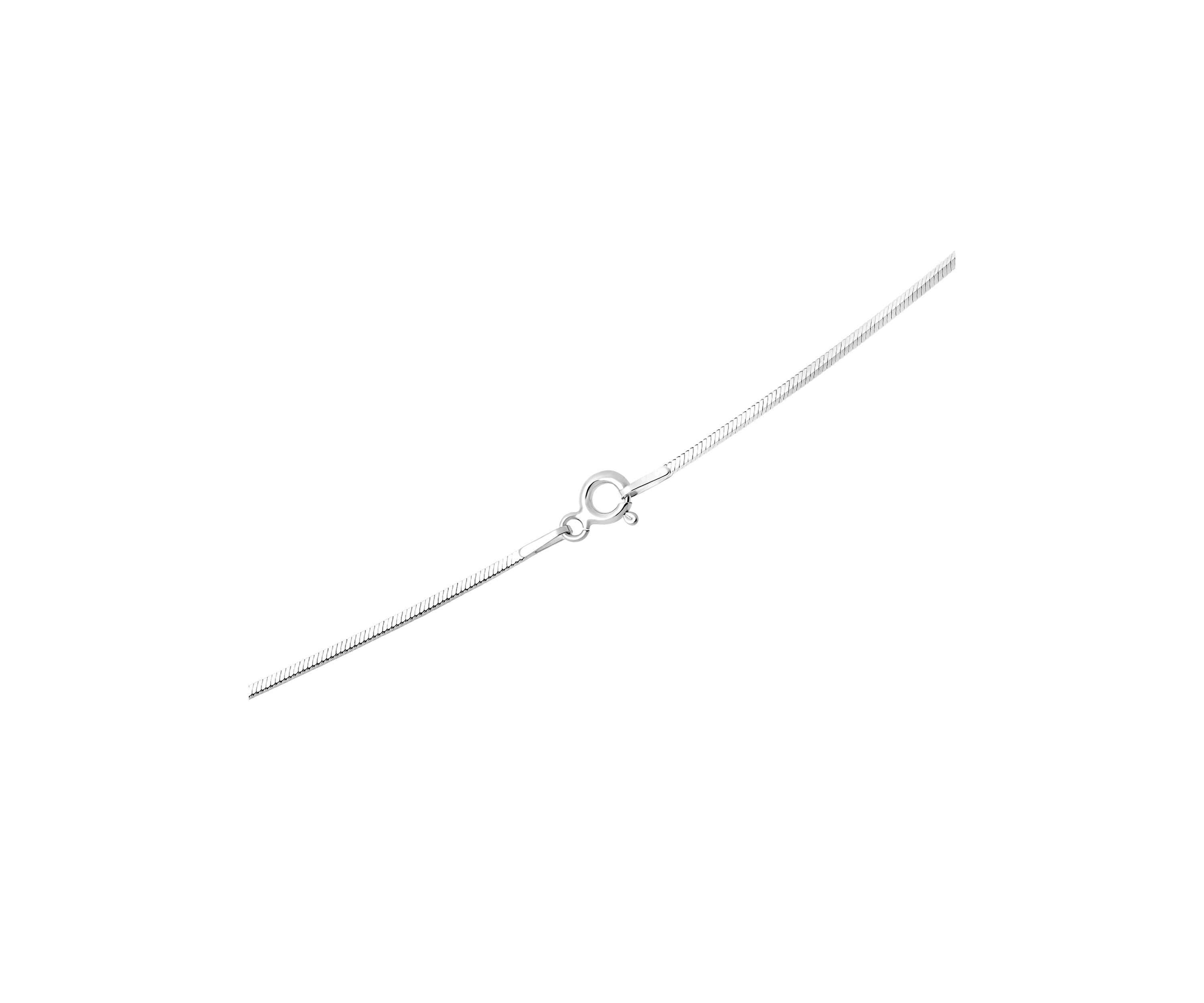 Sterling Silver Square Snake Chain Necklace