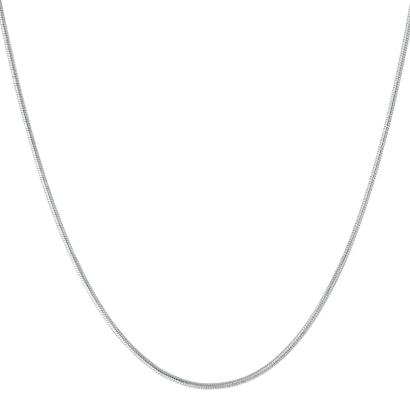 Sterling Silver Snake Chain Necklace, 16in., 18in., 20in., 24in, or 30".