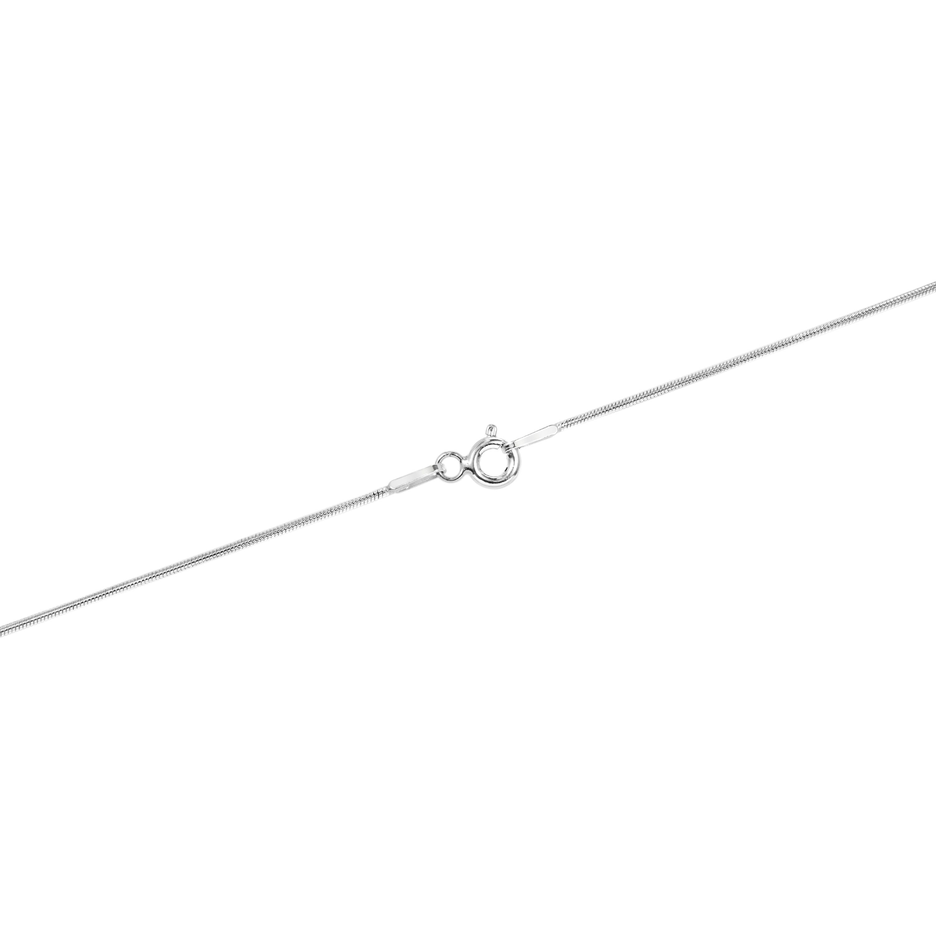Sterling Silver Snake Chain Necklace, 16in., 18in., 20in., 24in, or 30".