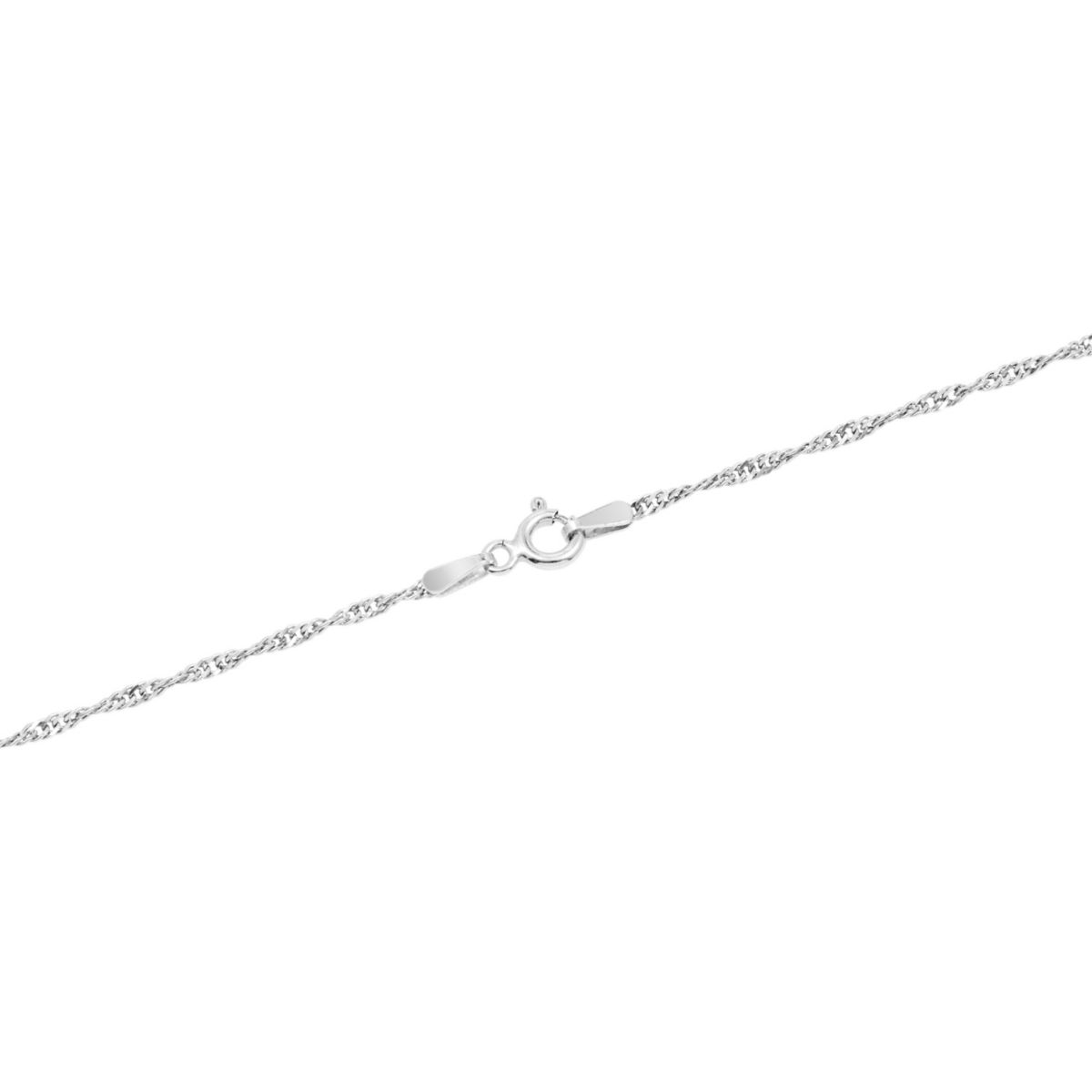 Sterling Silver Twist Chain Necklace in 16in., 18in., 20in., 24in., or 30in.