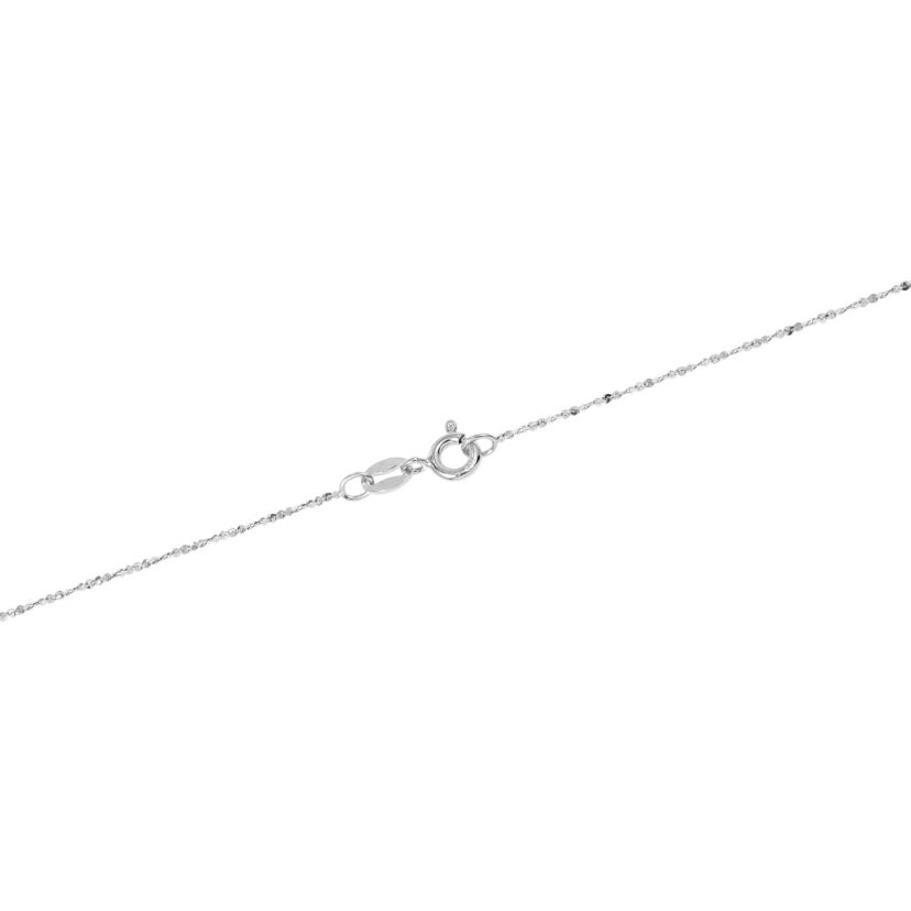 Sterling Silver 030 Gauge Twist Chain Necklace, 18in. 20in. Or 24in.