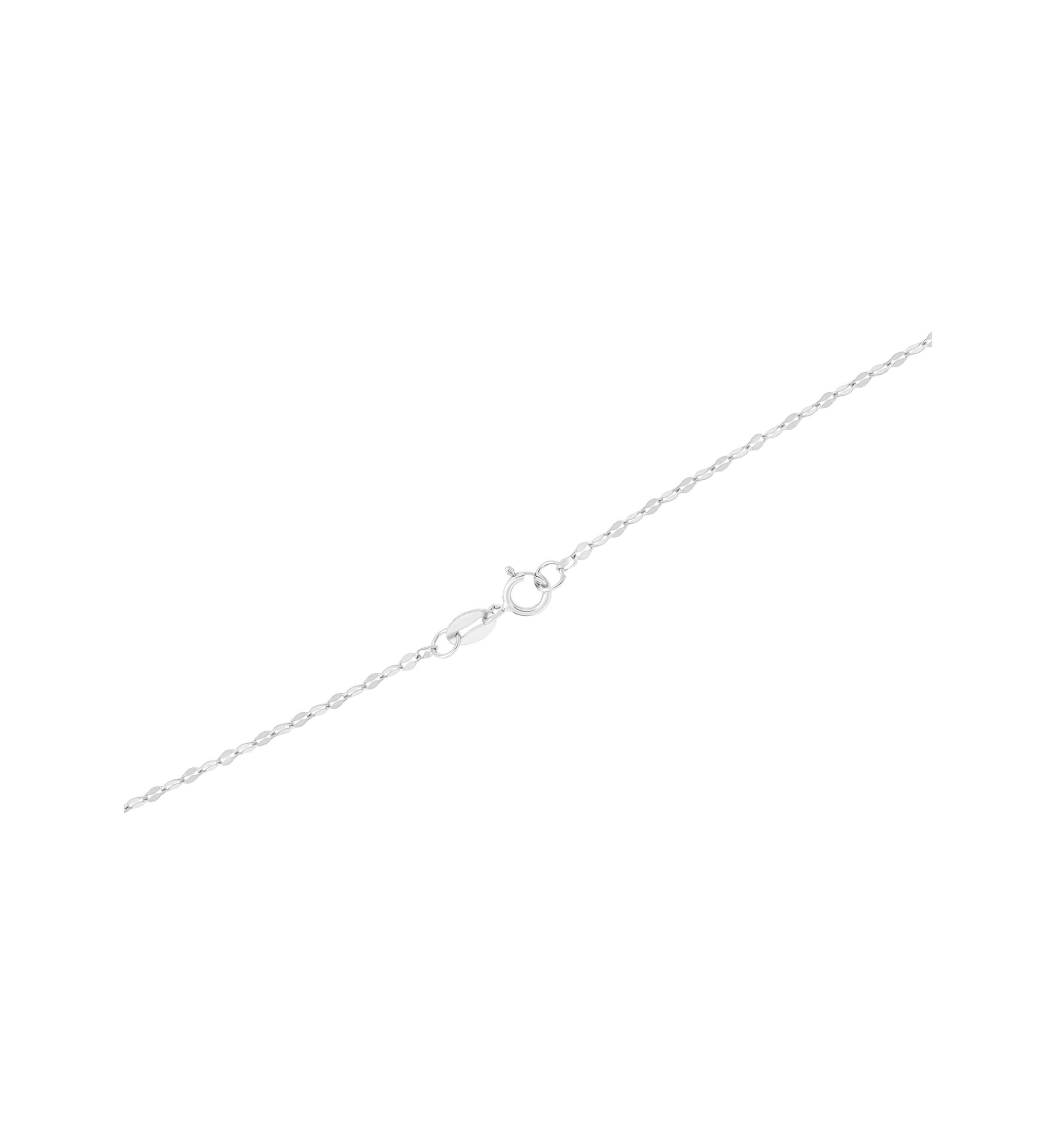 Sterling Silver Mirror Chain Necklace