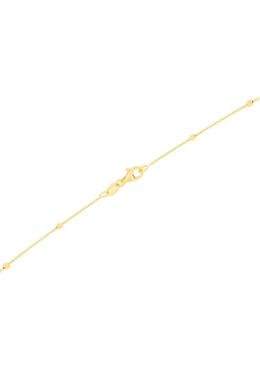 Sterling Silver Beaded Chain Necklace