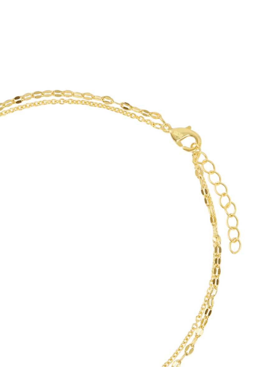 Gold Plated Mom Anklet
