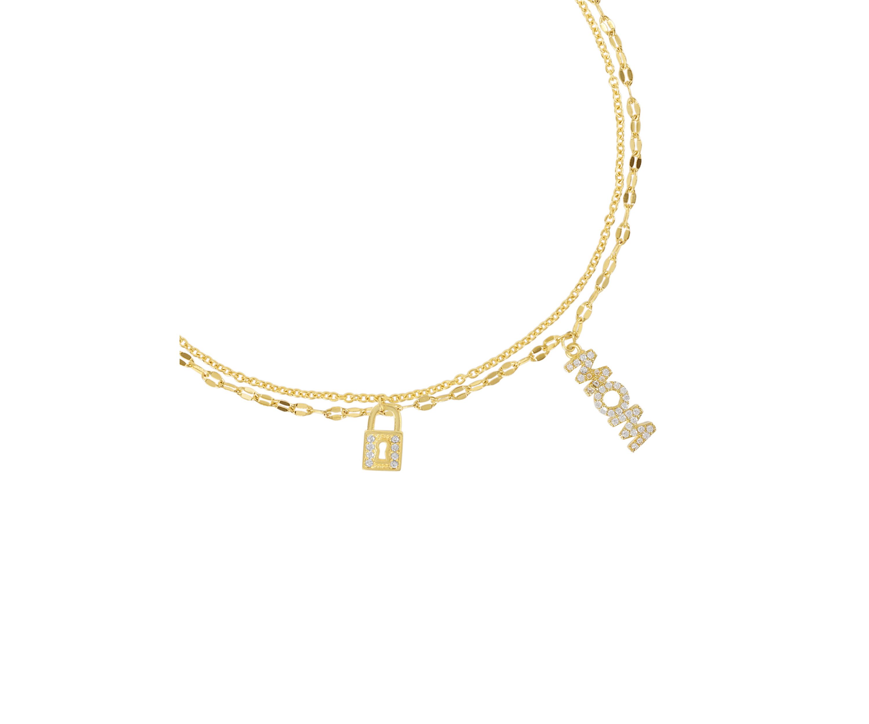 Gold Plated Mom Anklet