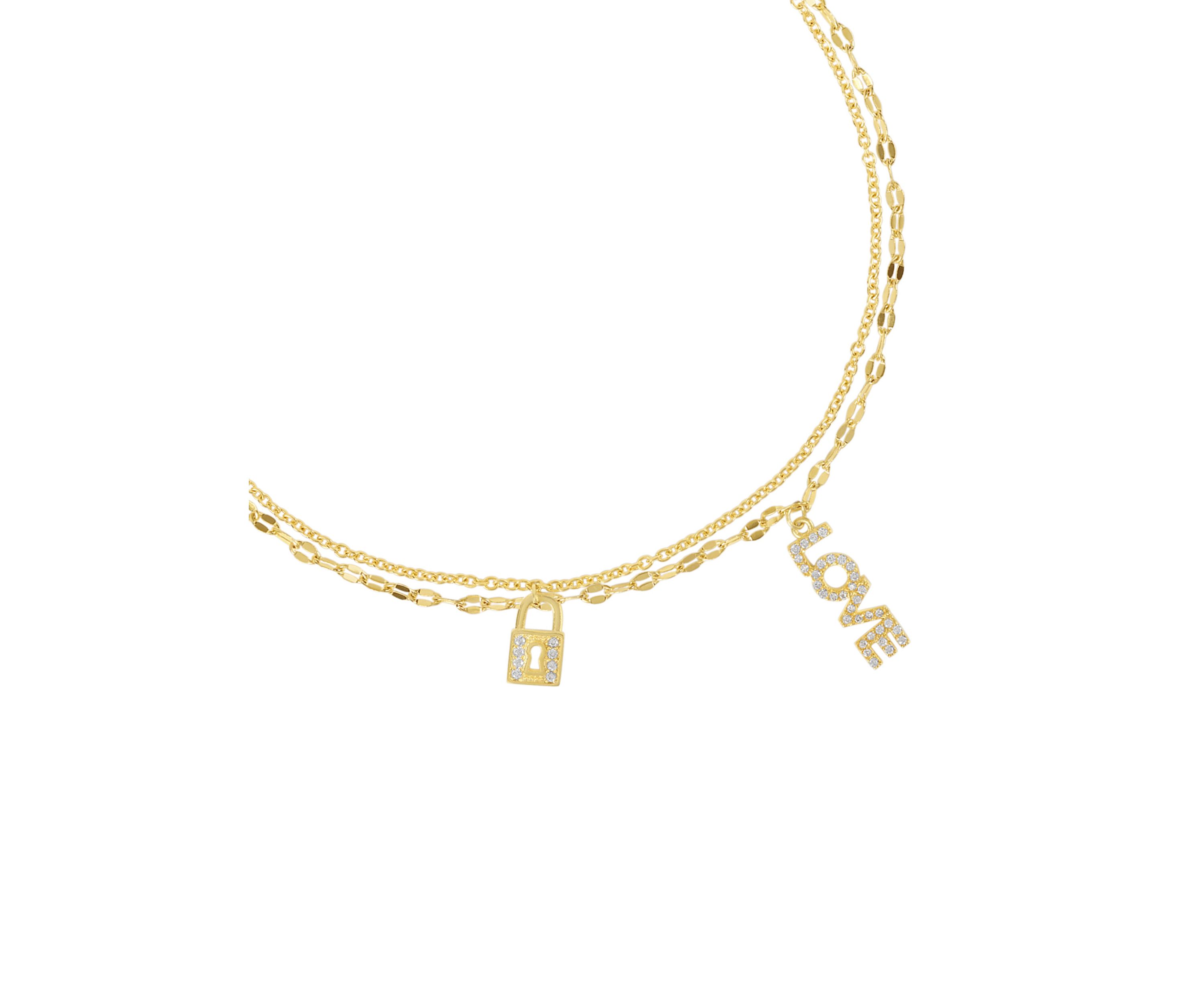 Gold Plated Love Anklet