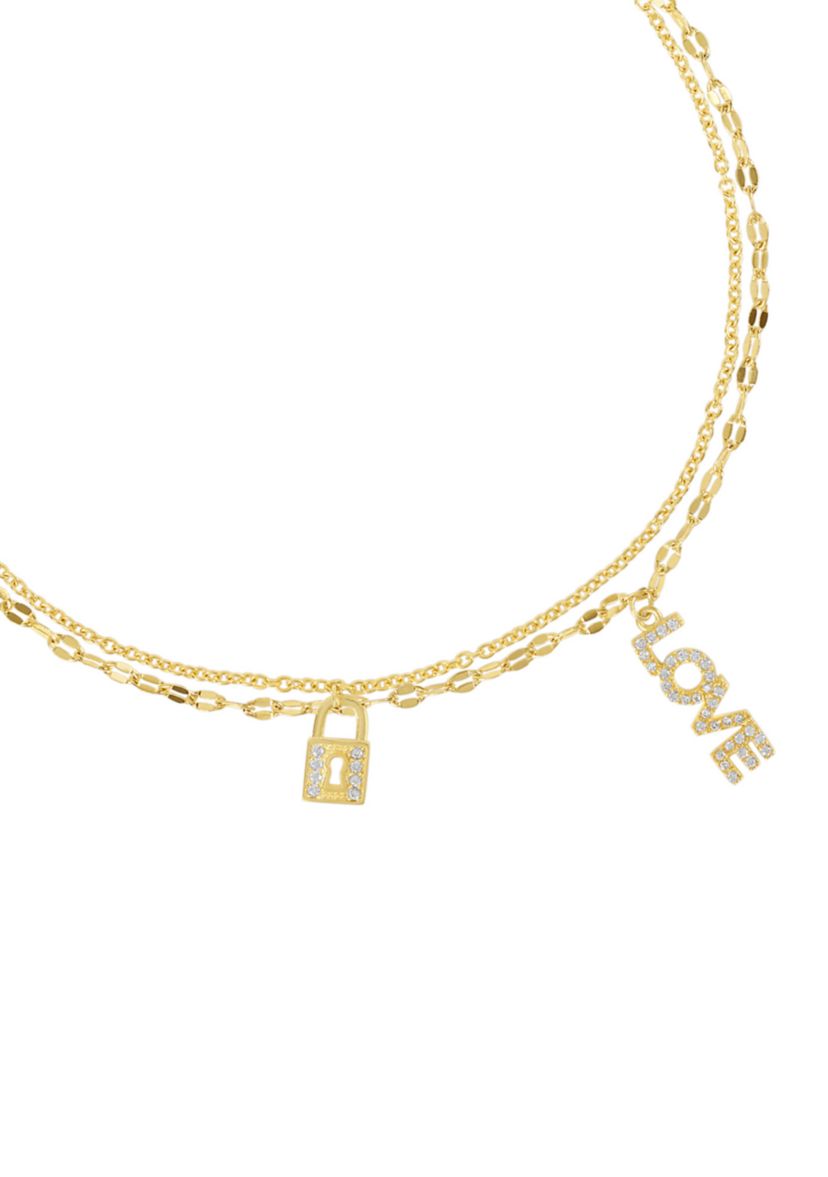 Gold Plated Love Anklet