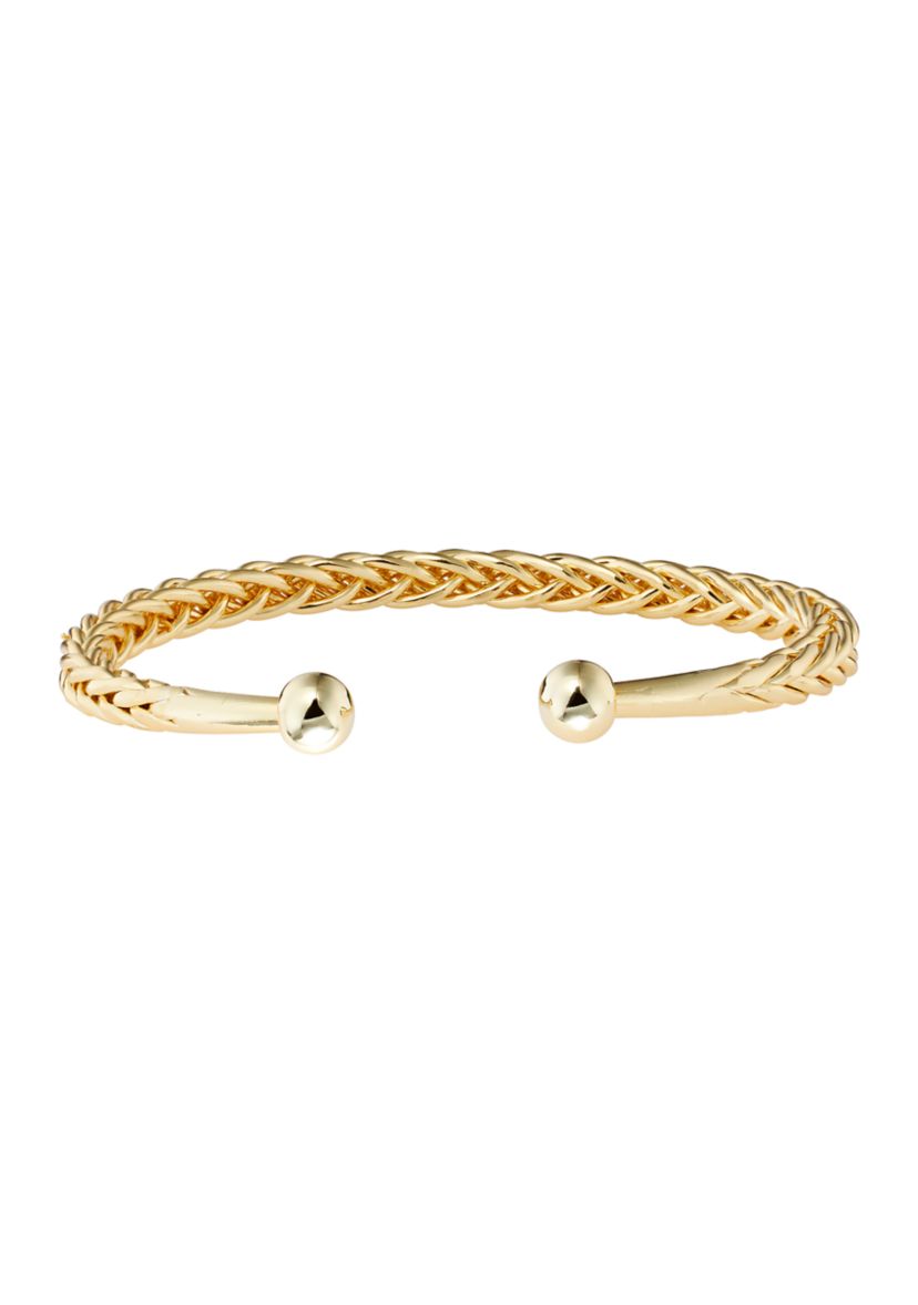 Braided Rope Cuff Bracelet