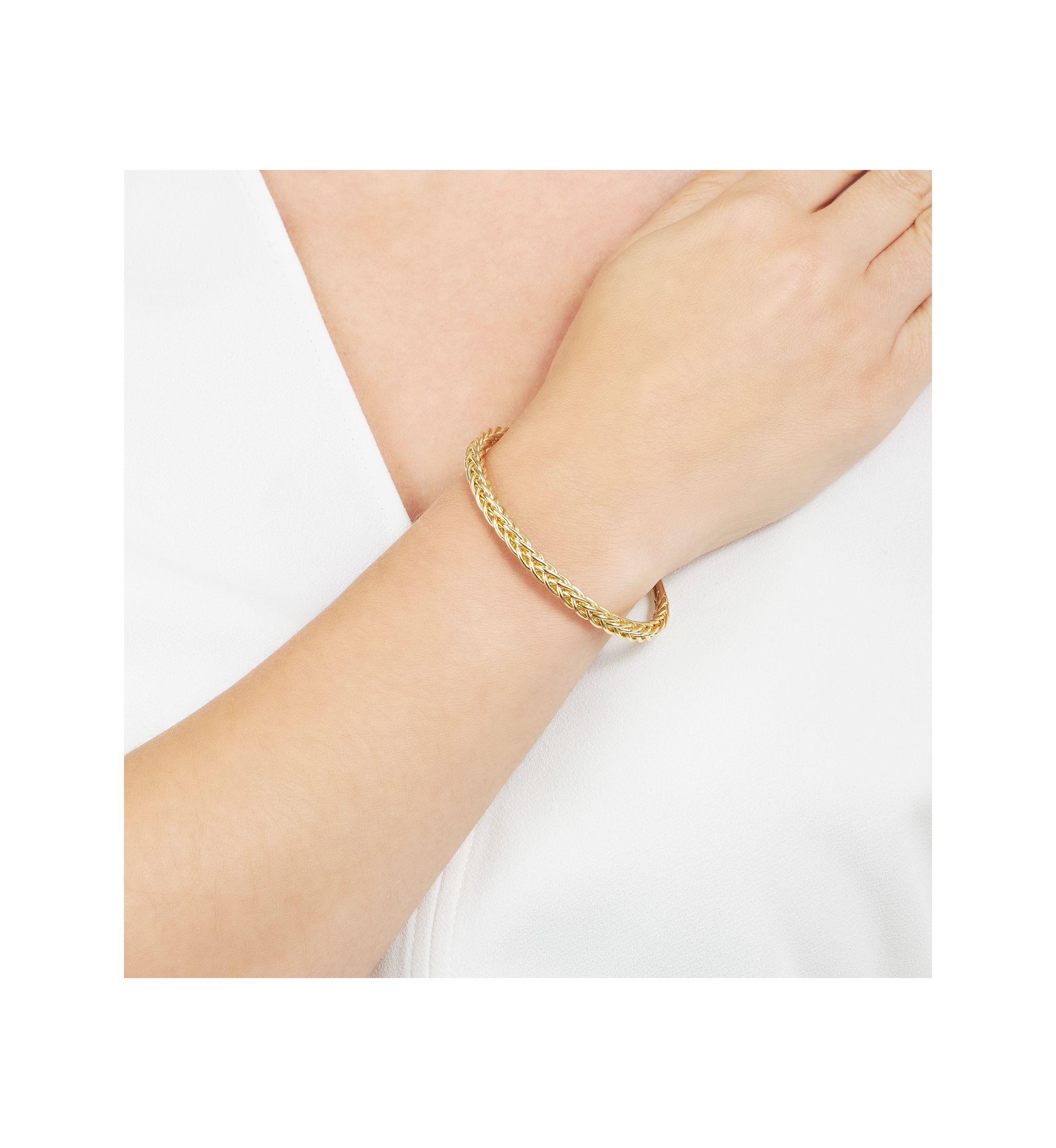 Braided Rope Cuff Bracelet