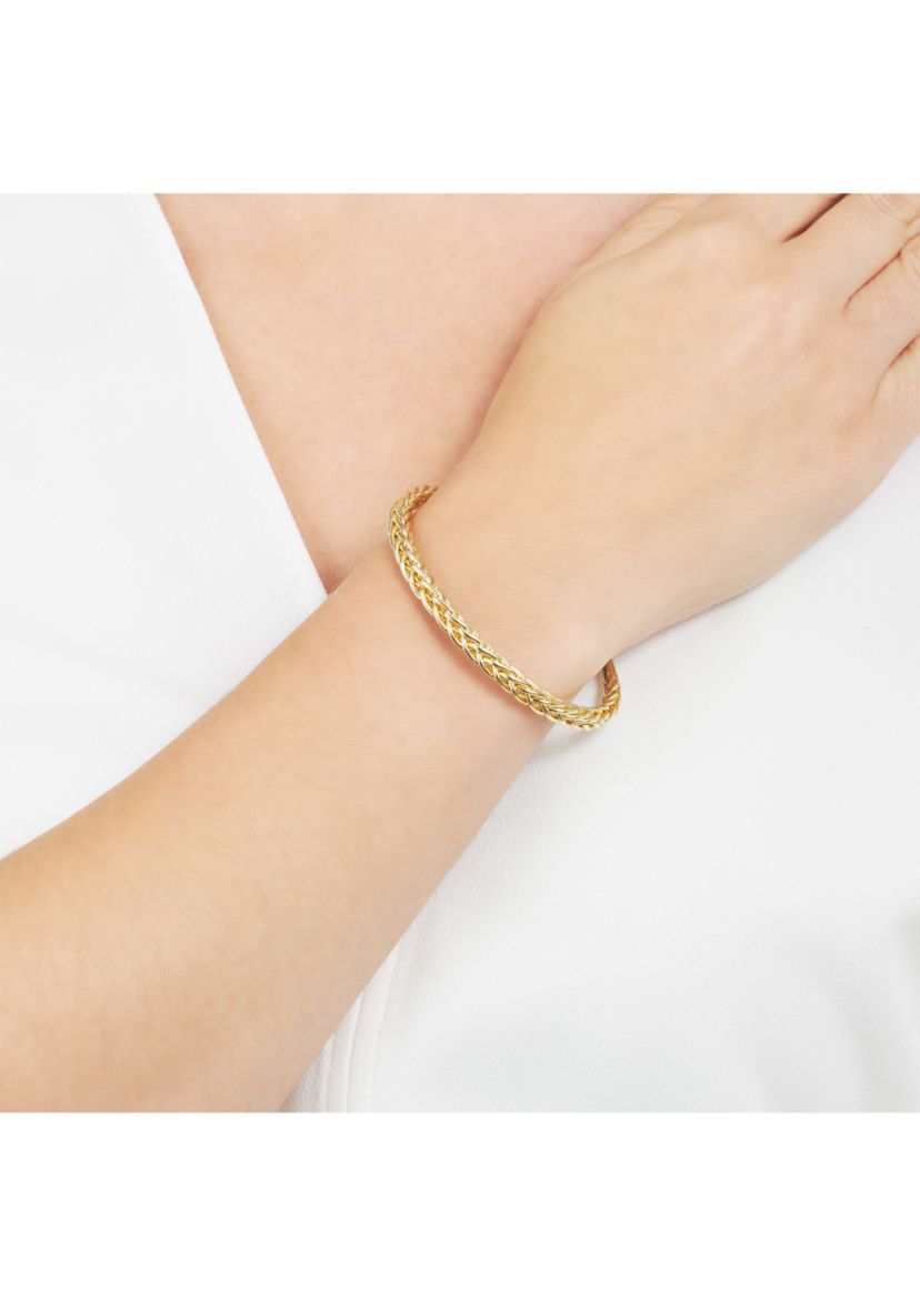 Braided Rope Cuff Bracelet