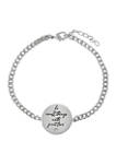 Boxed Fine Silver Plated Great Love Bracelet