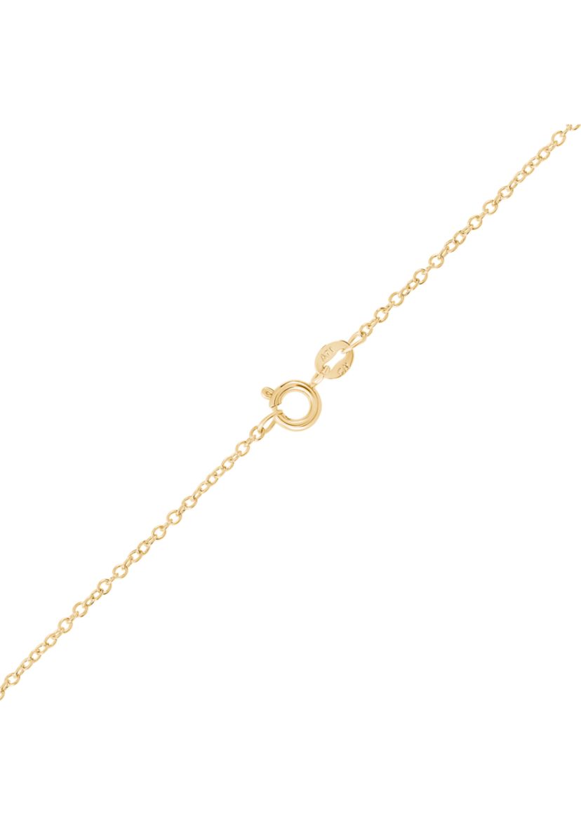 Gold Plated Wavy Groove Heart Locket Necklace