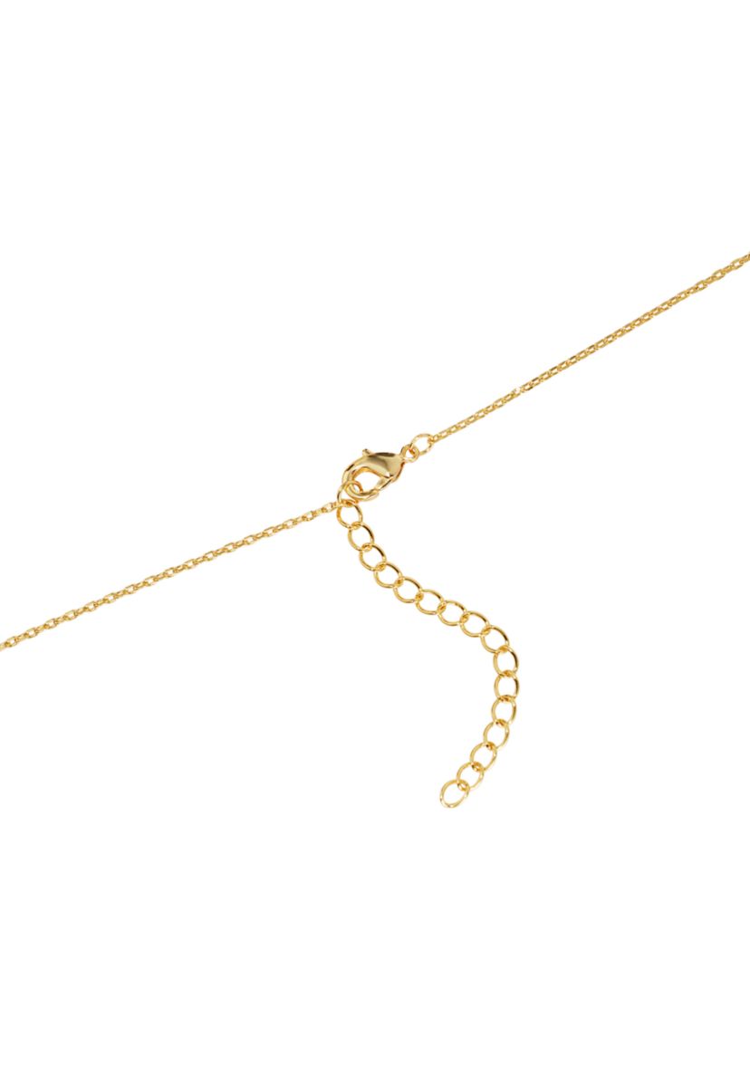 Boxed Gold Over Silver Plated Cubic Zirconia Pave Circle Cut-Out Heart Pendant Necklace