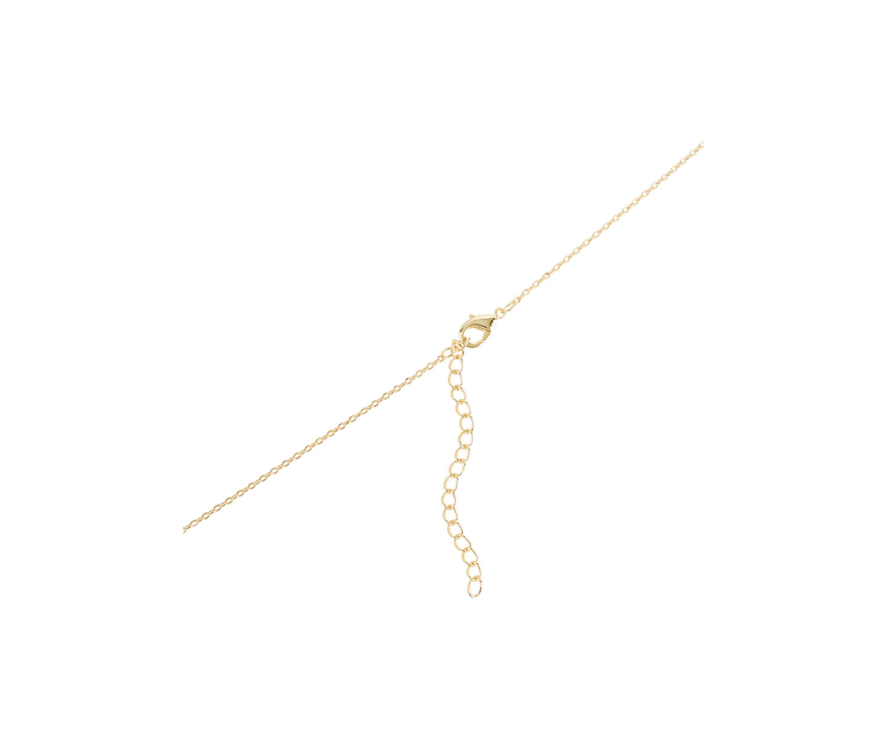 Gold Plated Pearl Initial Necklace