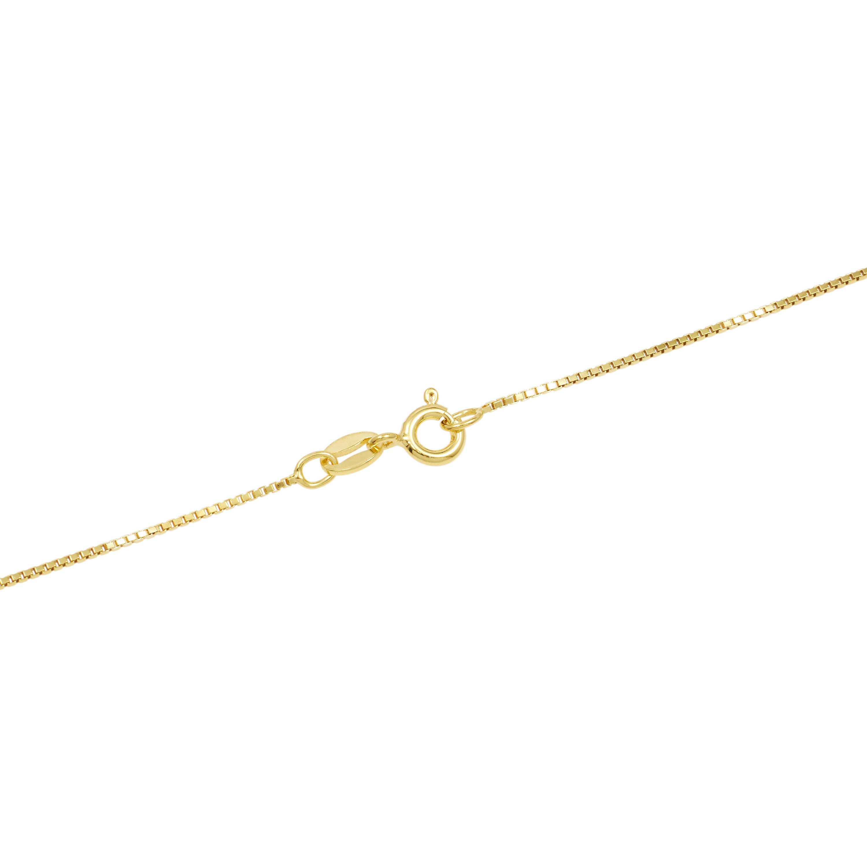 Gold Plated 20IN Box Chain Necklace